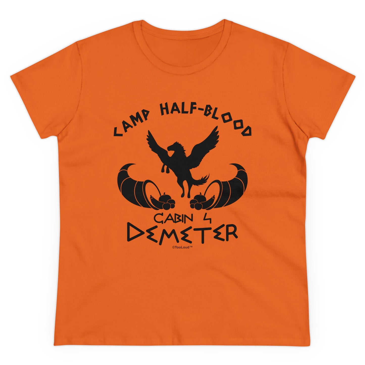 TOOLOUD Cabin 4 Demeter Camp Half Blood Womens T-Shirt