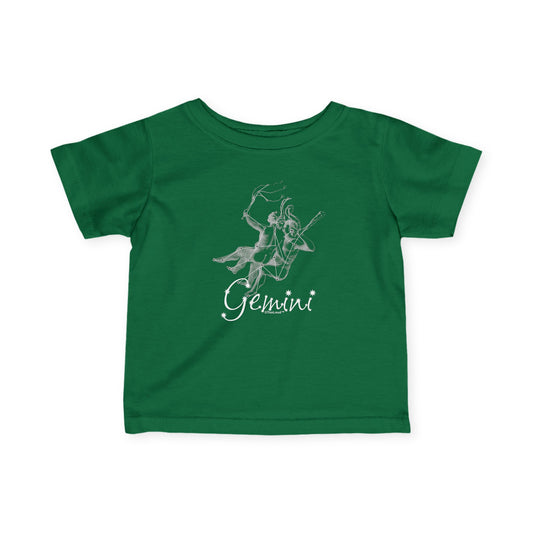 Gemini Constellation Infant Dark T-Shirt by TOOLOUD