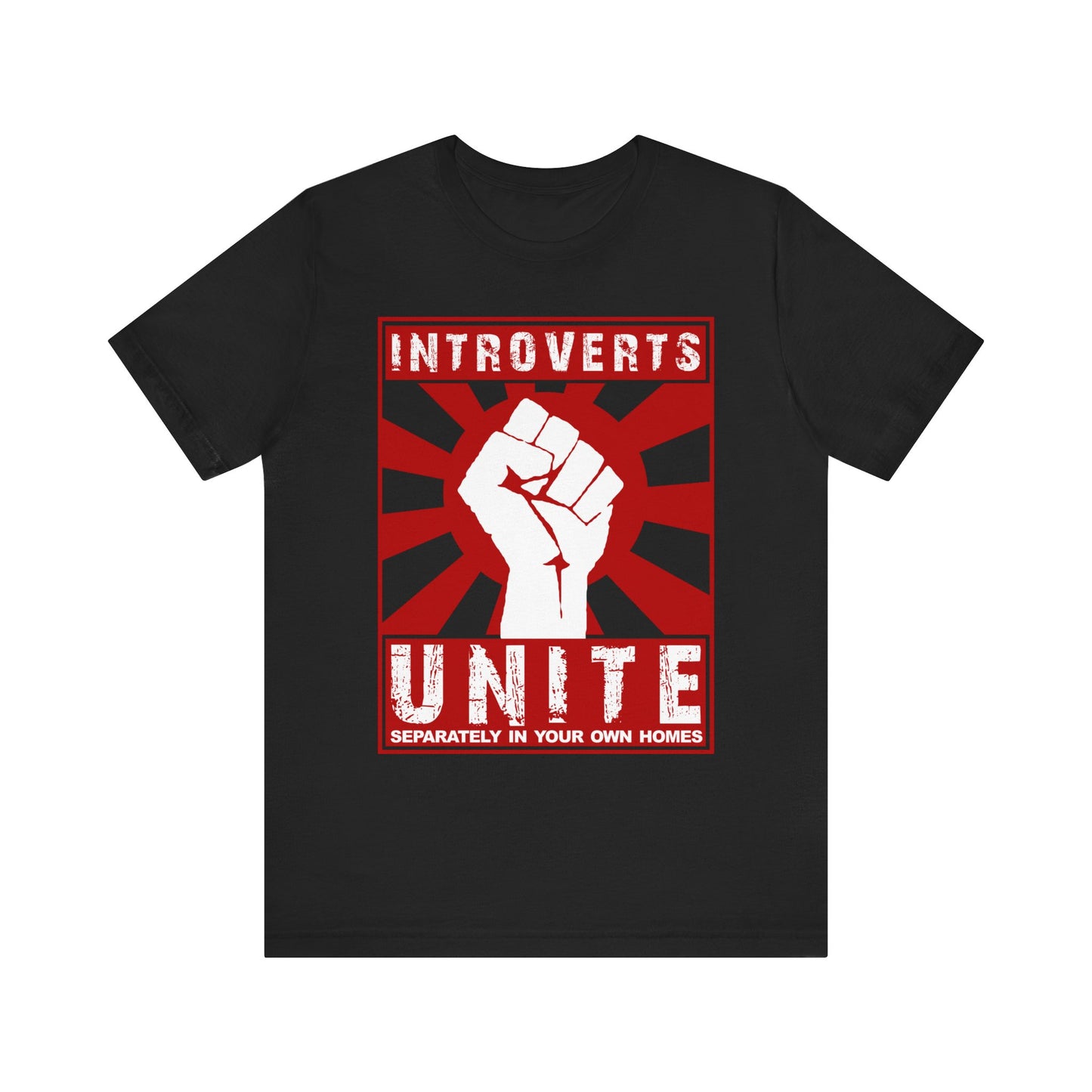 Introverts Unite Unisex Jersey Short Sleeve Tee Women Men