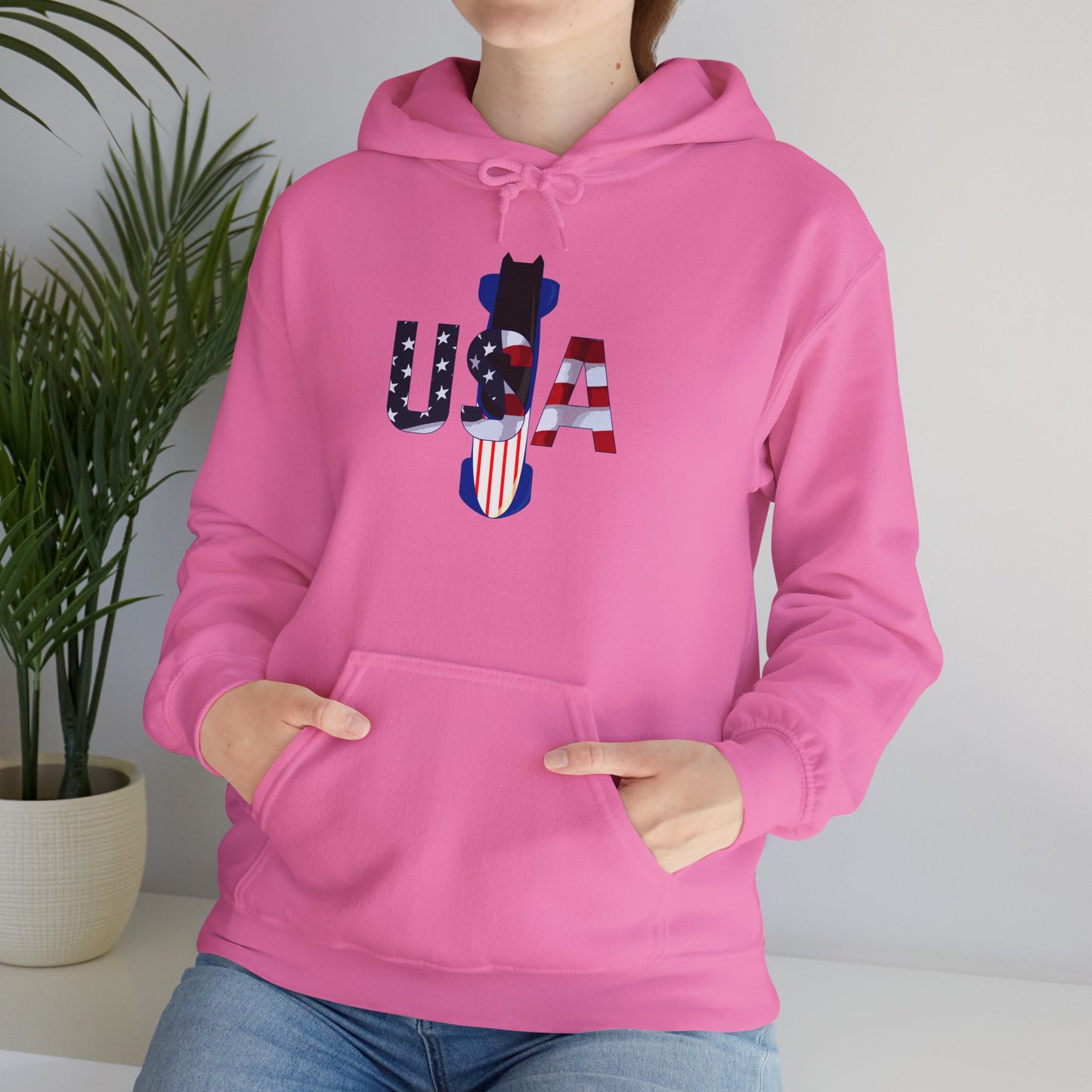 USA Bobsled Hoodie Unisex Sweatshirt by TooLoud