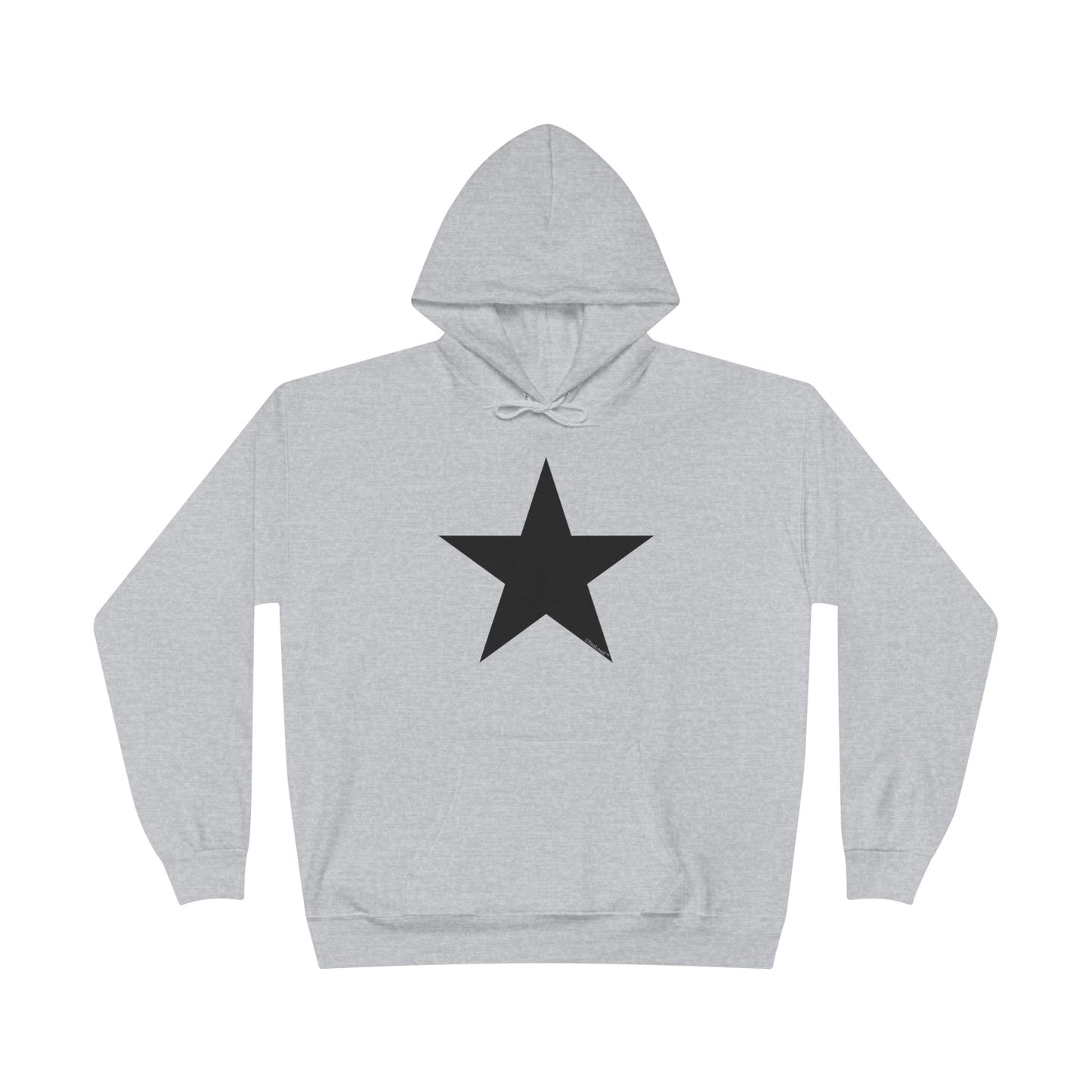 Black Star Adult Hooded Sweatshirt - by TOOLOUD