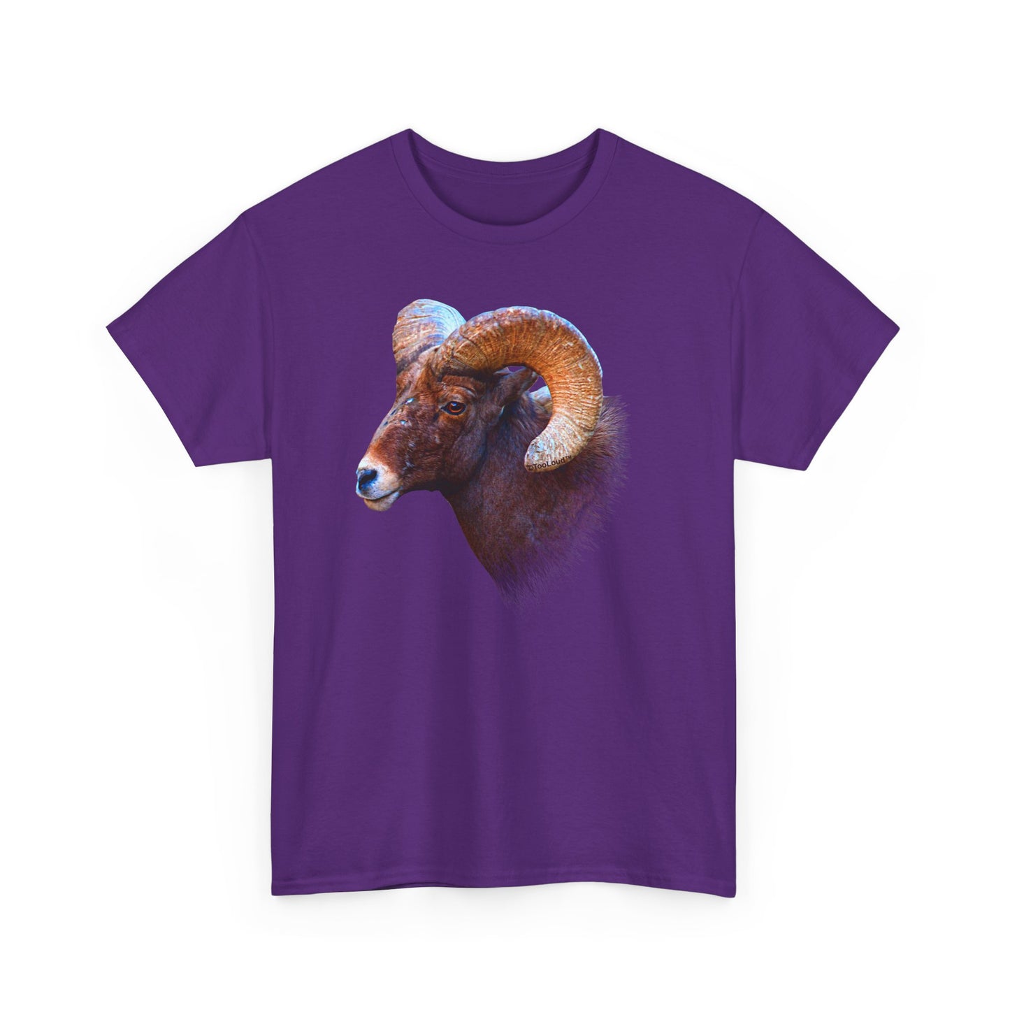 Majestic Bighorn Ram Adult Dark T-Shirt by TOOLOUD
