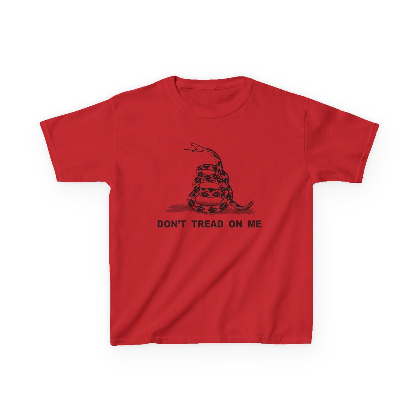 Subdued Don't Tread On Me Gadsden Flag Rattlesnake Childrens T-Shirt