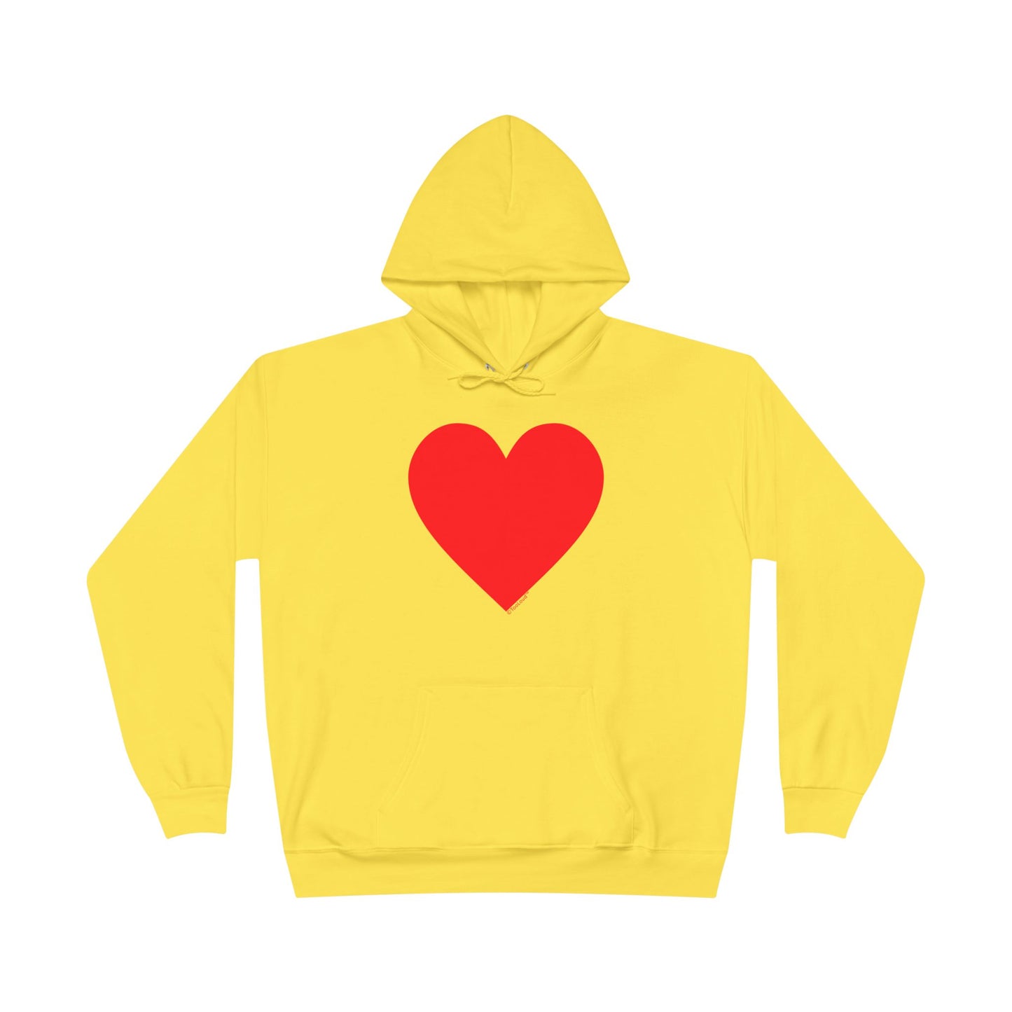 TOOLOUD Big Red Heart Valentine's Day Hoodie Sweatshirt – Romantic & Cozy Gift