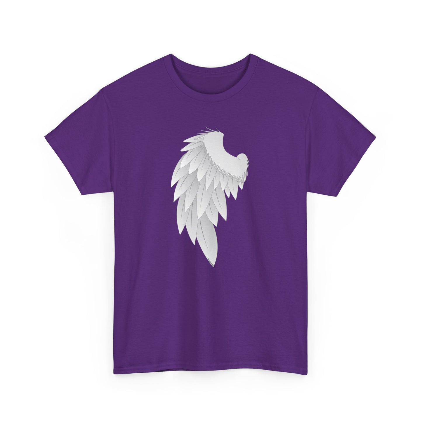 Single Left Angel Wing Design - Adults Dark T-Shirt by TOOLOUD
