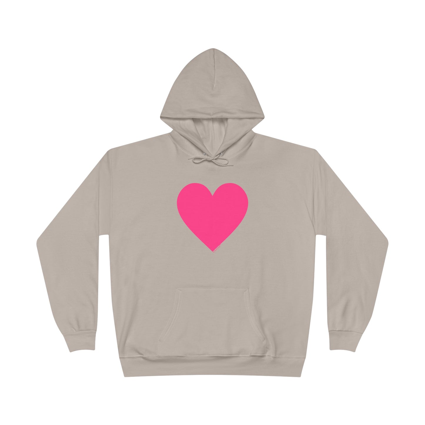 TOOLOUD Big Pink Heart Valentine's Day Unisex Hoodie Sweatshirt