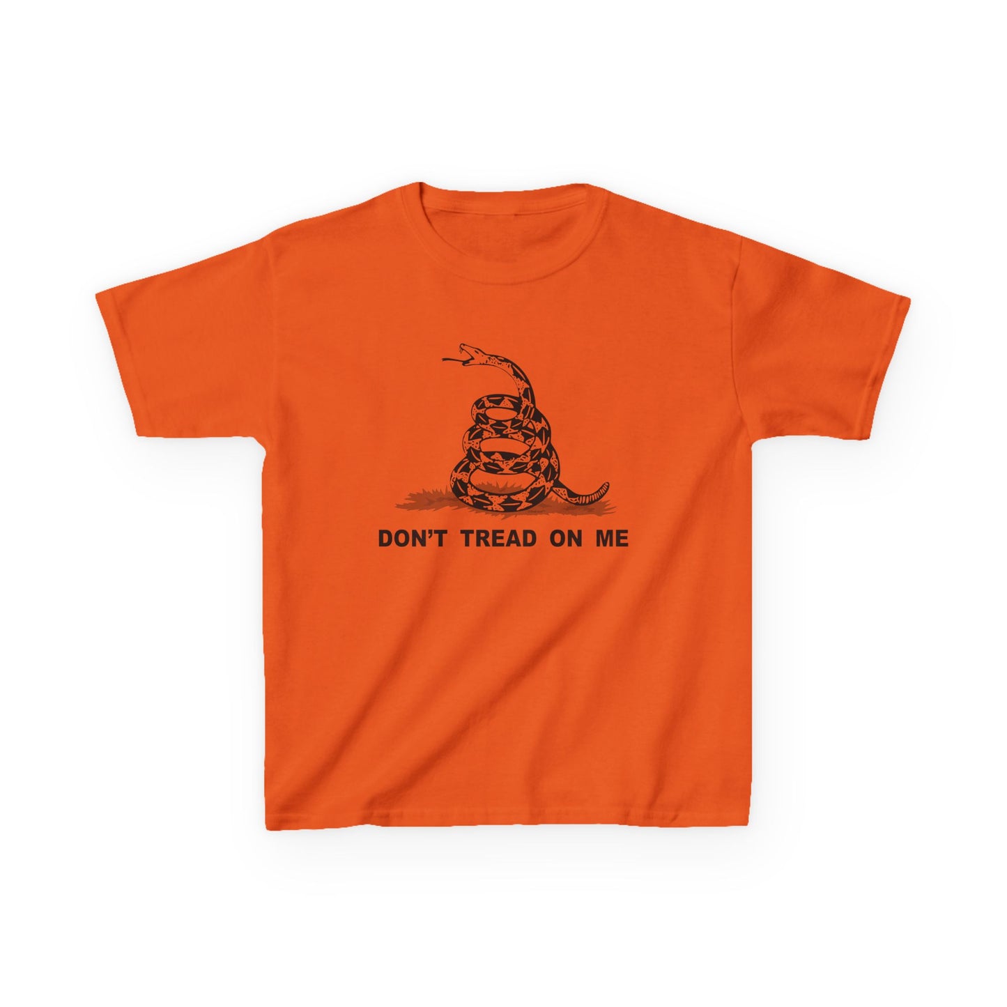 Subdued Don't Tread On Me Gadsden Flag Rattlesnake Childrens T-Shirt