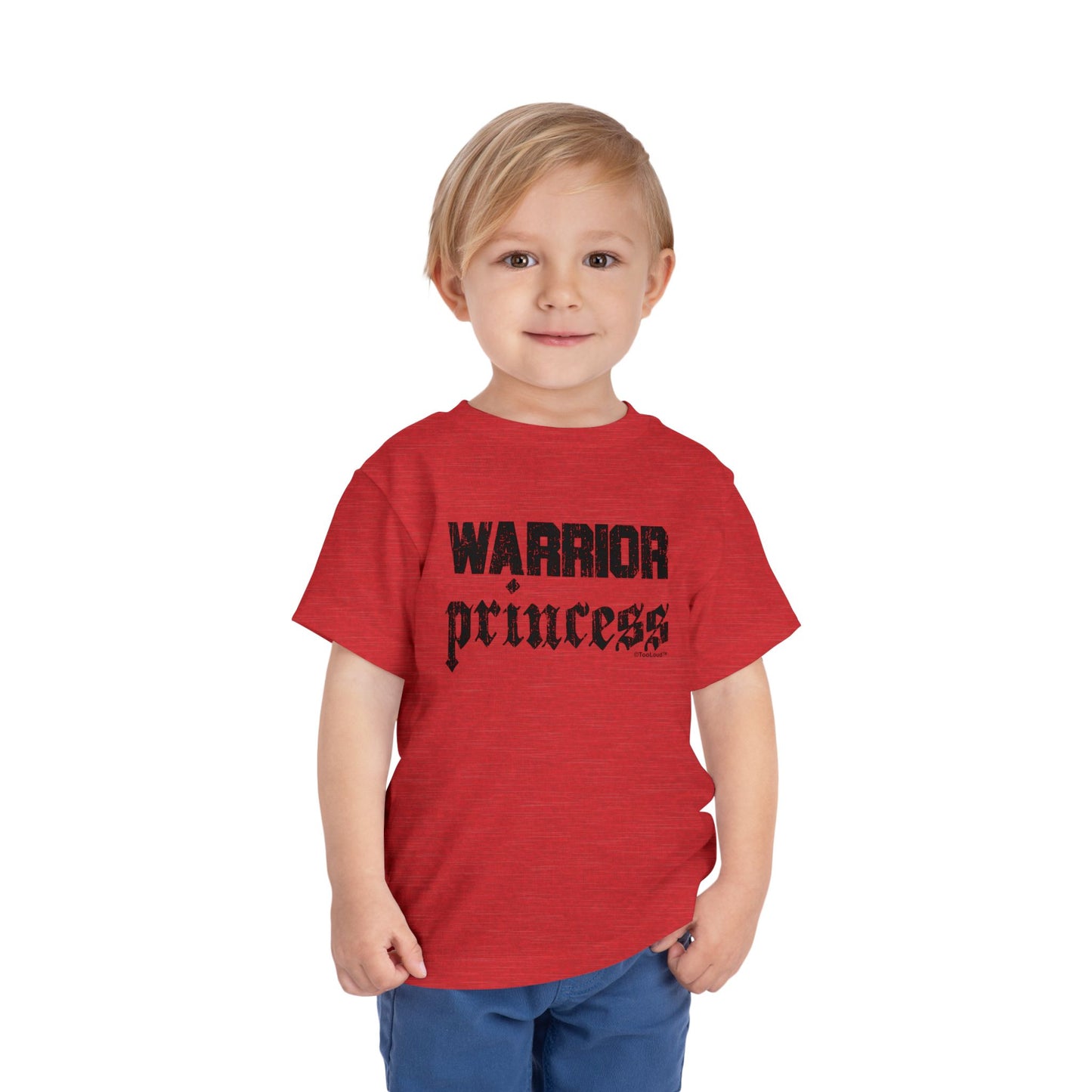 Warrior Princess Script Toddler T-Shirt by TOOLOUD