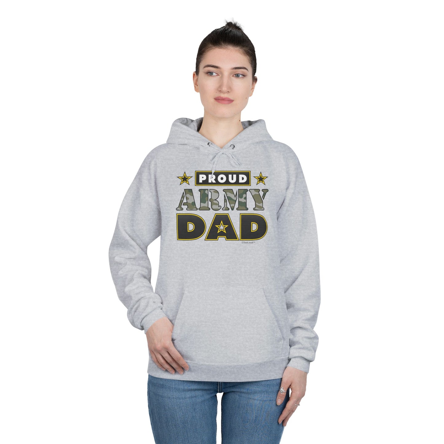 Proud Army Dad Adult Hoodie Sweatshirt by TOOLOUD