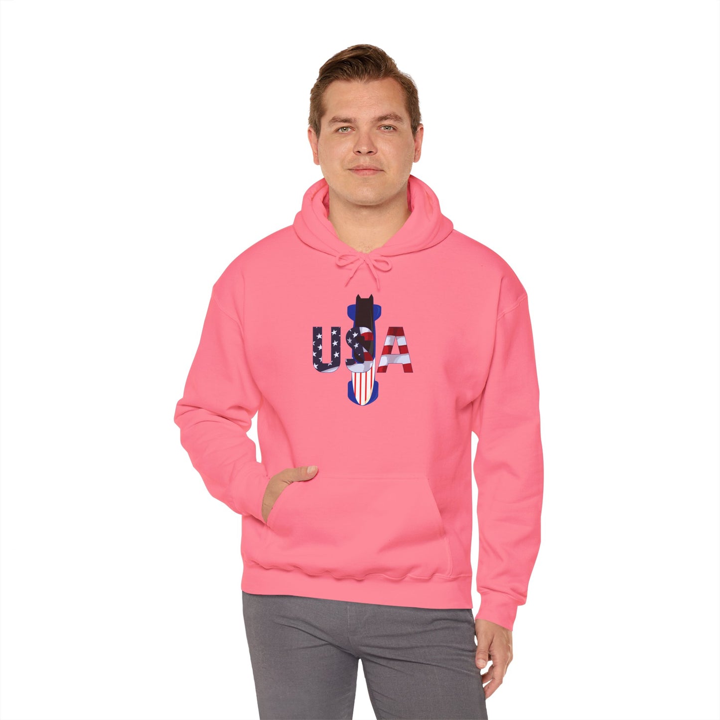 USA Bobsled Hoodie Unisex Sweatshirt by TooLoud