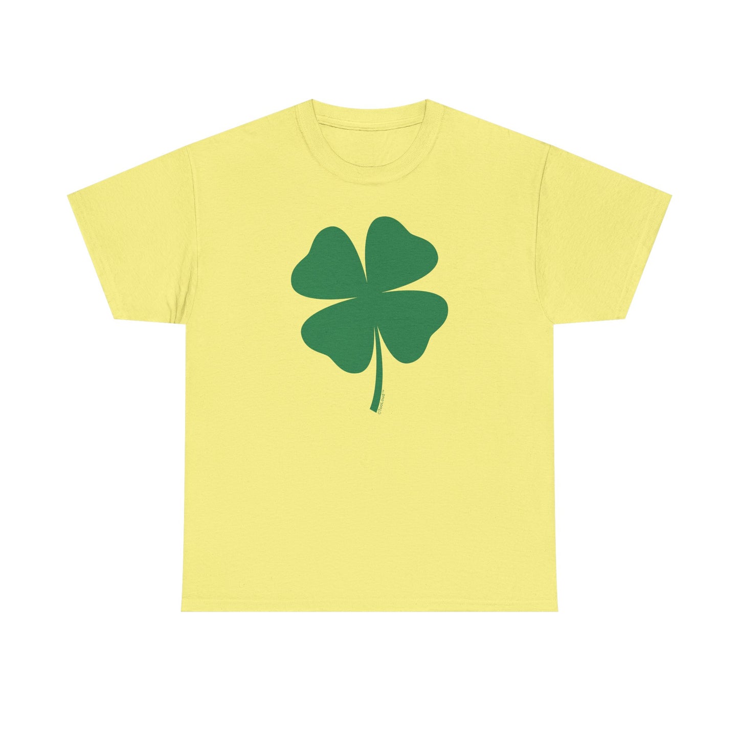Four Leaf Clover: Adult Print T-Shirt for St. Patrick's Day Celebrations by TOOLOUD
