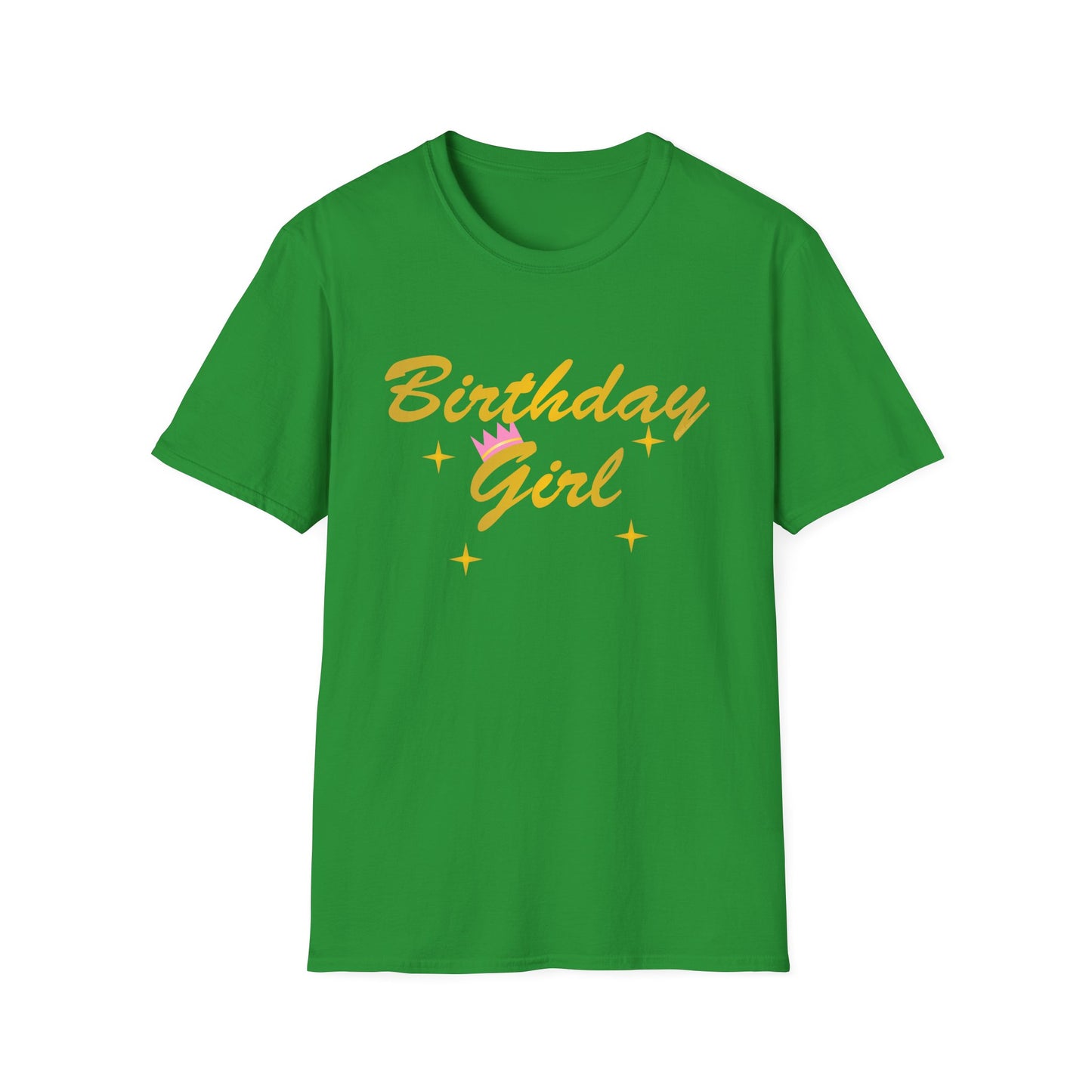 Birthday Girl Text Adult Dark T-Shirt by TOOLOUD