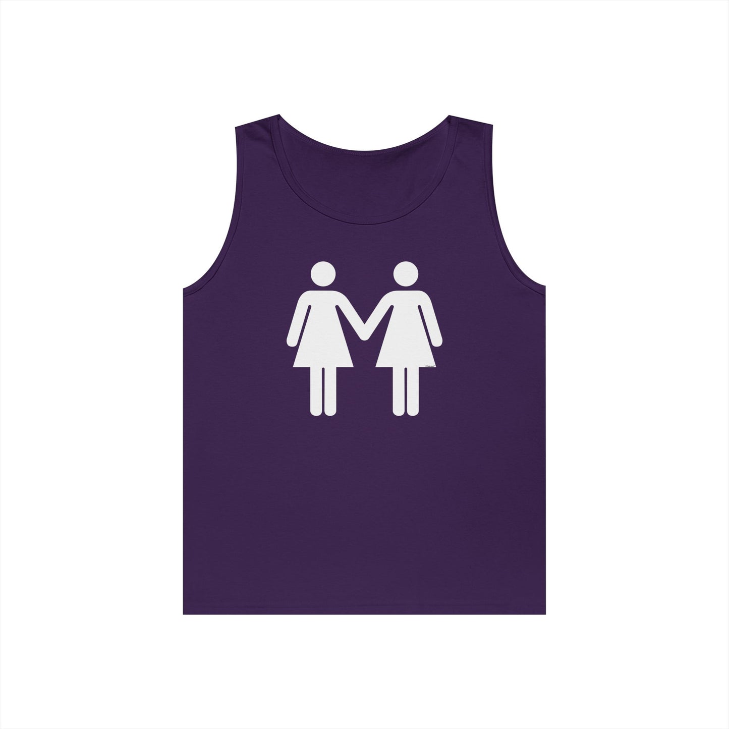 Lesbian Women Holding Hands LGBT Loose Dark Tank Top by TOOLOUD