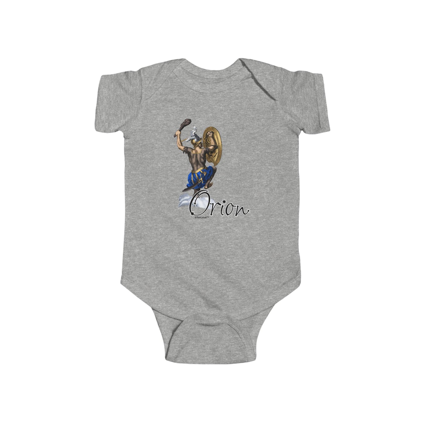 Orion Color Illustration Baby Romper Bodysuit by TOOLOUD