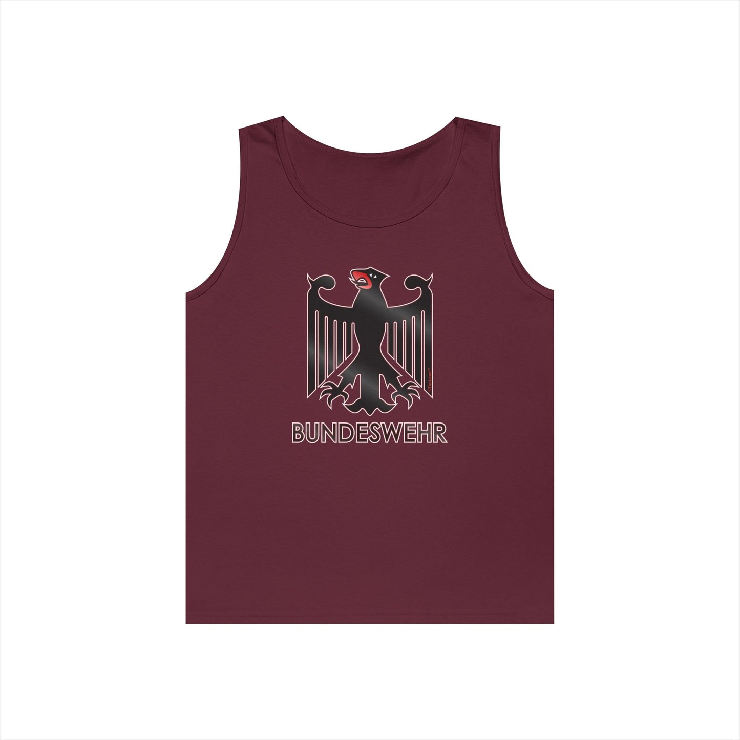 Bundeswehr Logo with Text Dark Loose Tank Top by TOOLOUD
