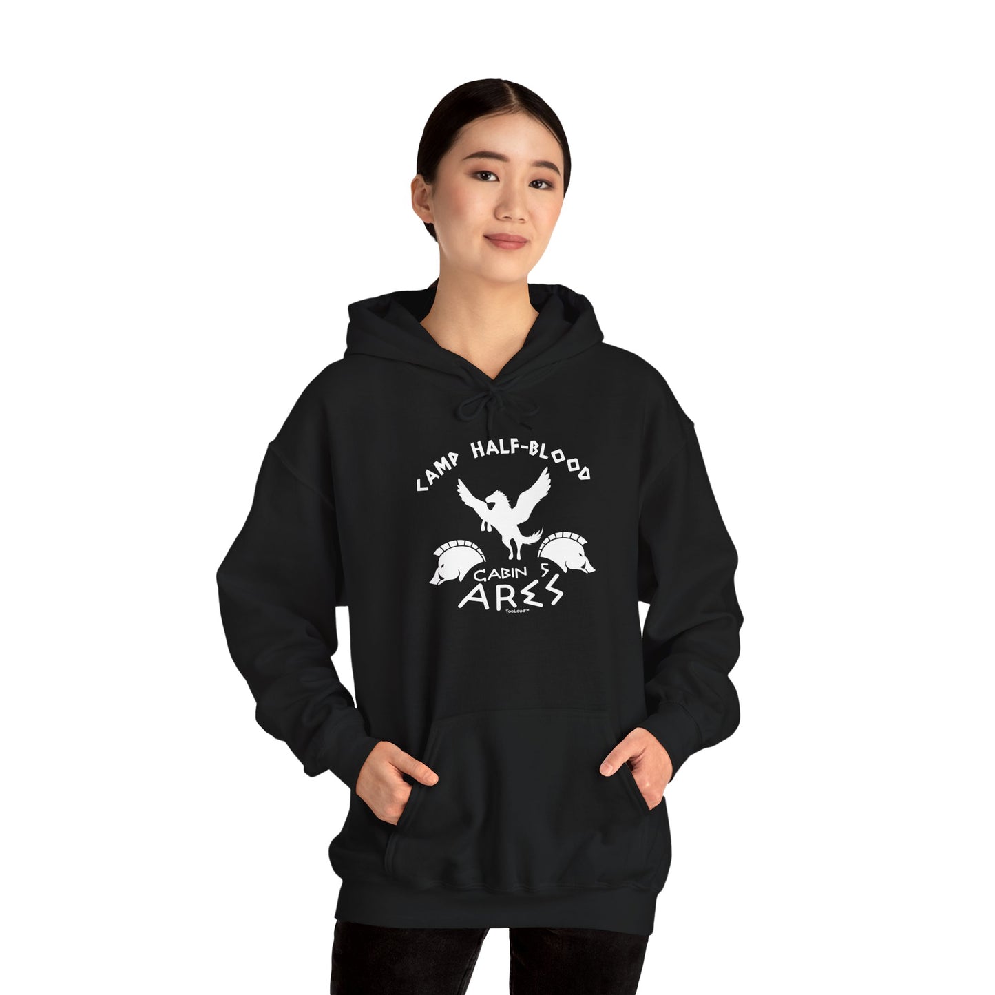 TOOLOUD Camp Half-Blood Cabin 5 Ares Hoodie Sweatshirt