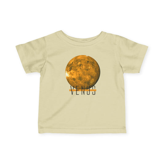 Planet Venus Text Infant T-Shirt by TOOLOUD