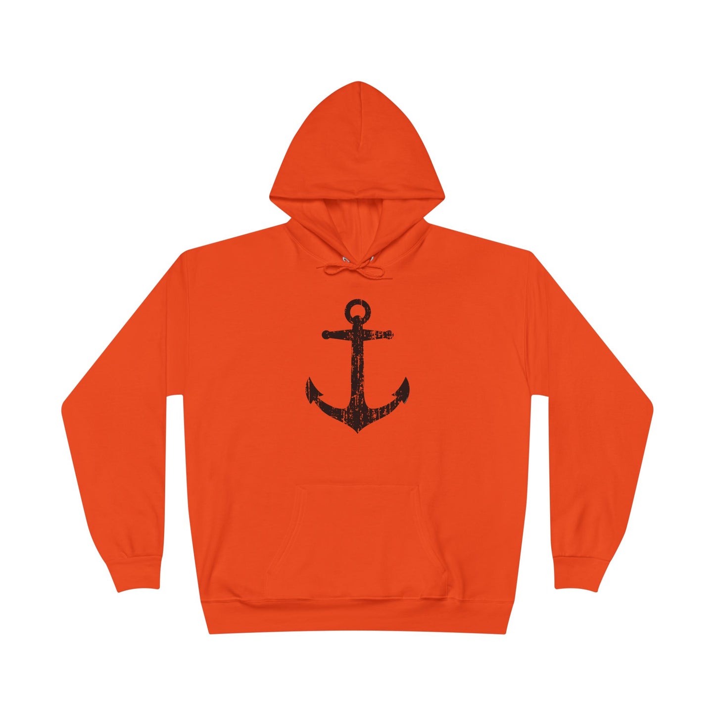 Distressed Nautical Sailor Anchor Hoodie Sweatshirt by TOOLOUD