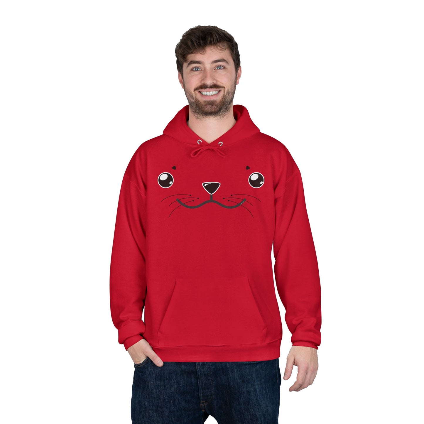 Kyu-T Face - Sealie the Cute Seal Unisex Hoodie Sweatshirt by TOOLOUD