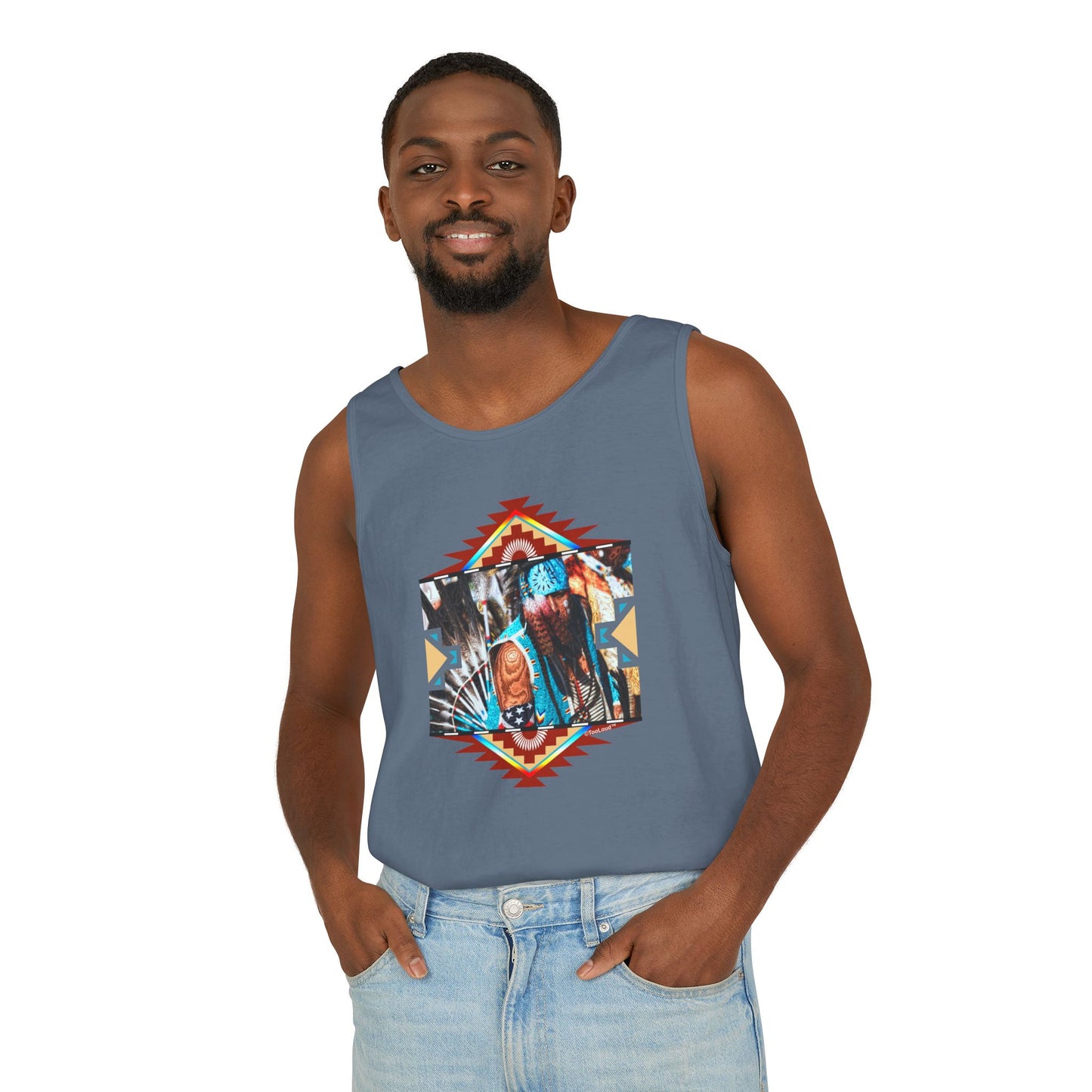 Native American Dancer Design #2 Loose Tank Top by TOOLOUD