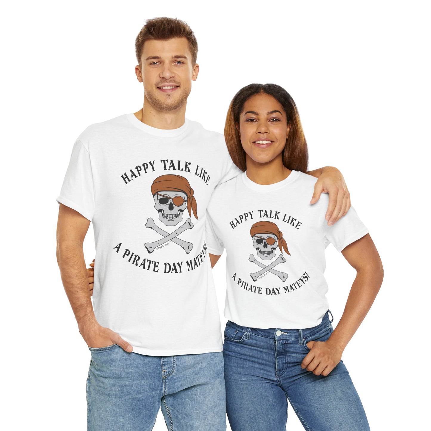 Captivating Pirate Day Mateys Adult Unisex T-Shirt by TOOLOUD