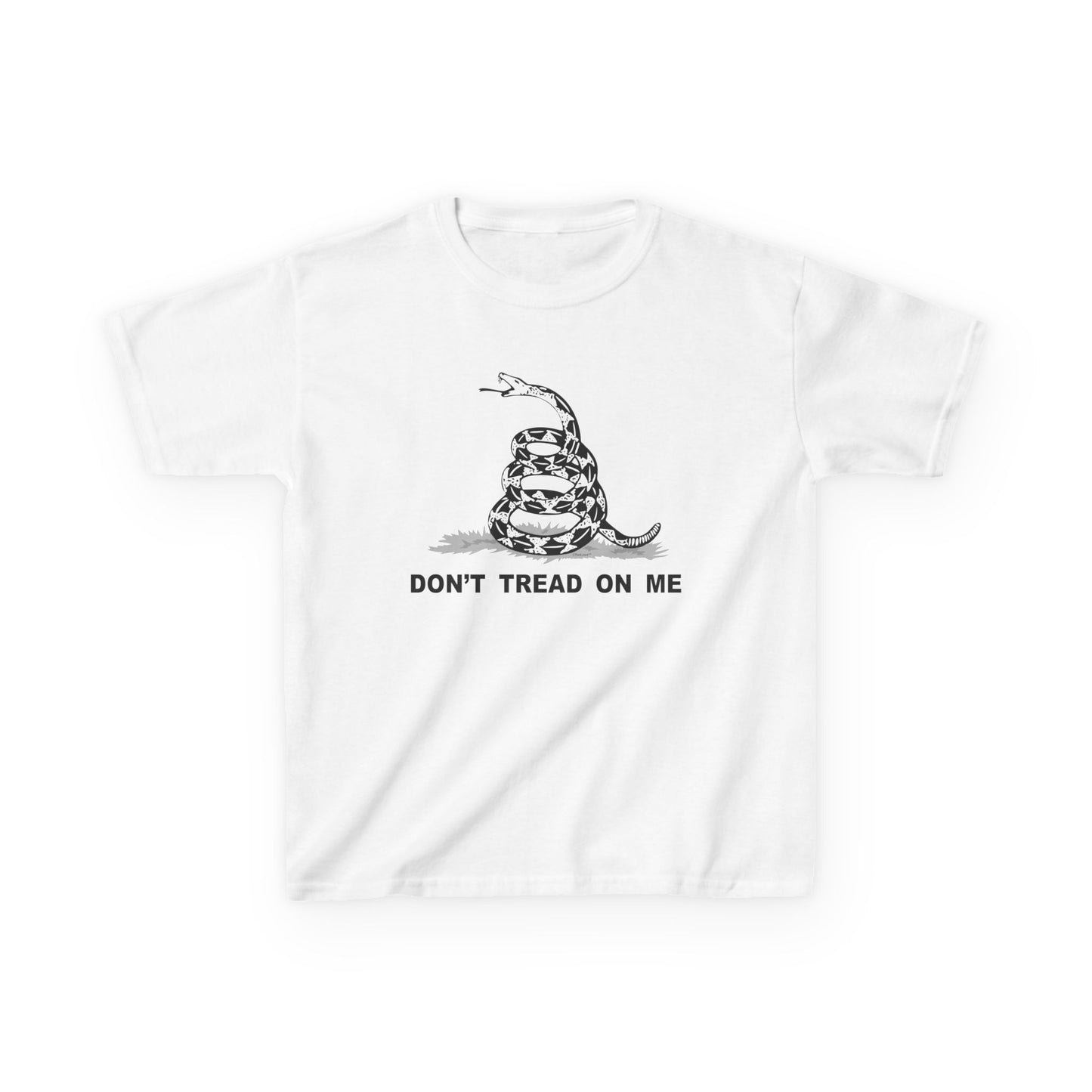 Subdued Don't Tread On Me Gadsden Flag Rattlesnake Childrens T-Shirt