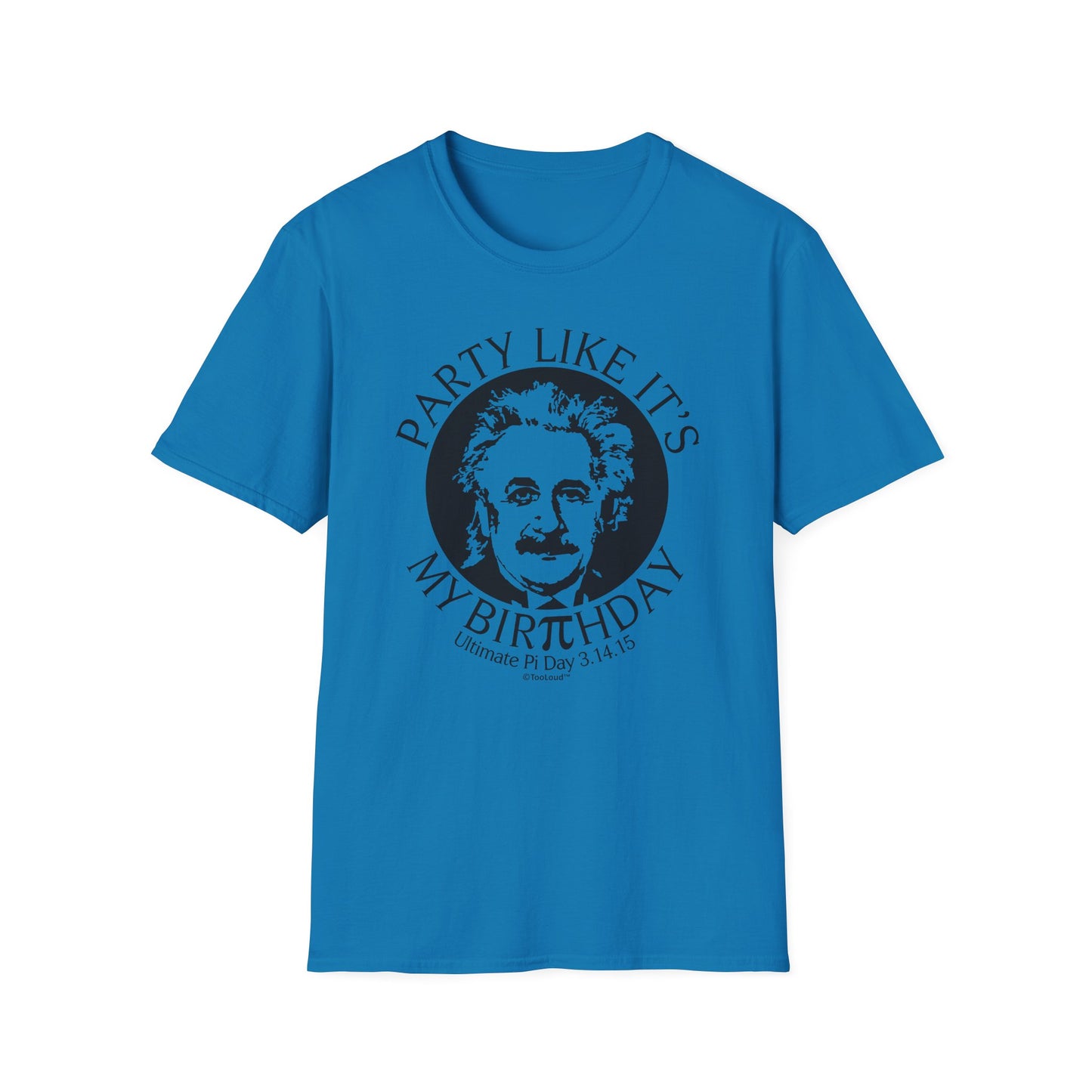 Pi Day and Birthday Adult T-Shirt Design by TOOLOUD