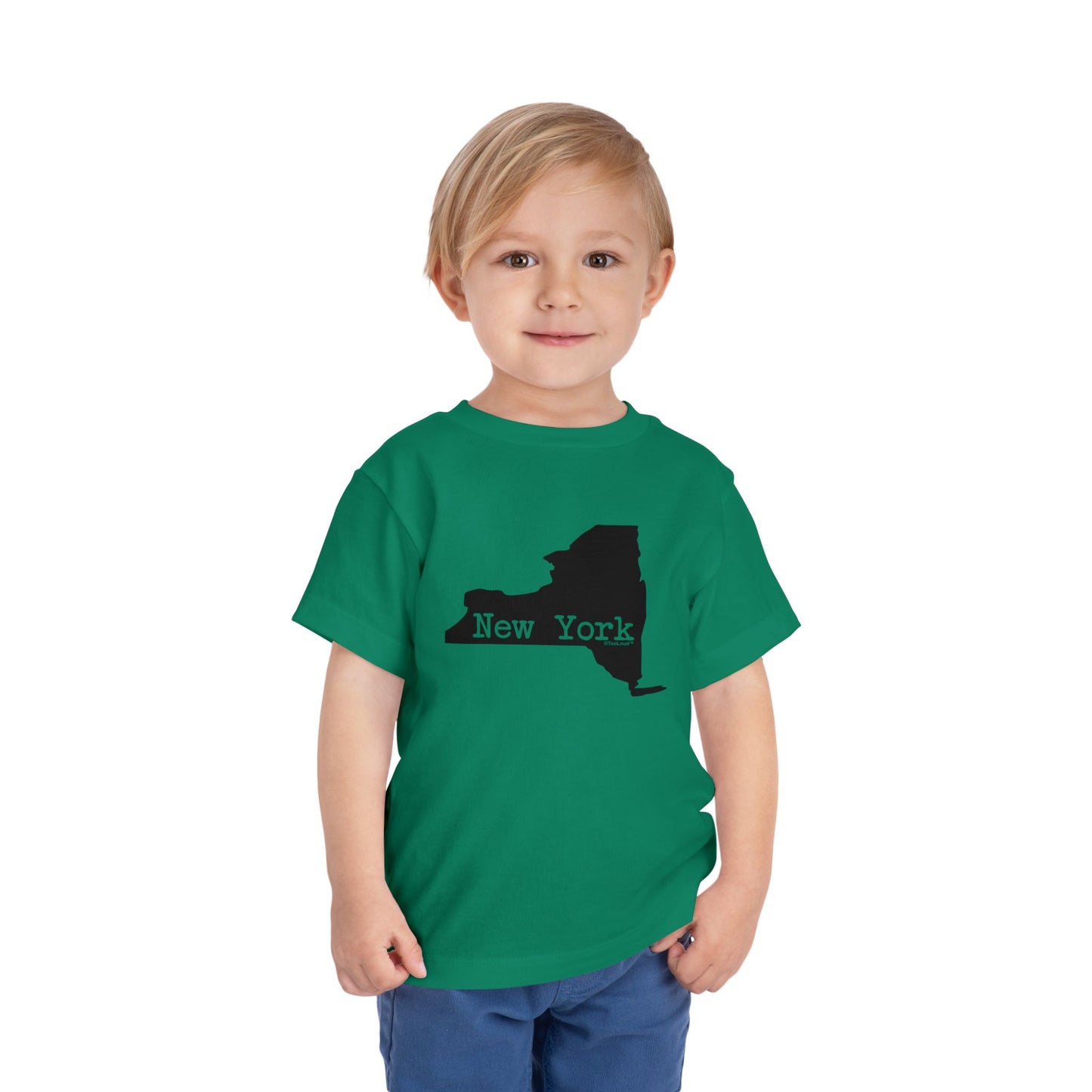 New York - United States Shape Toddler T-Shirt by TOOLOUD