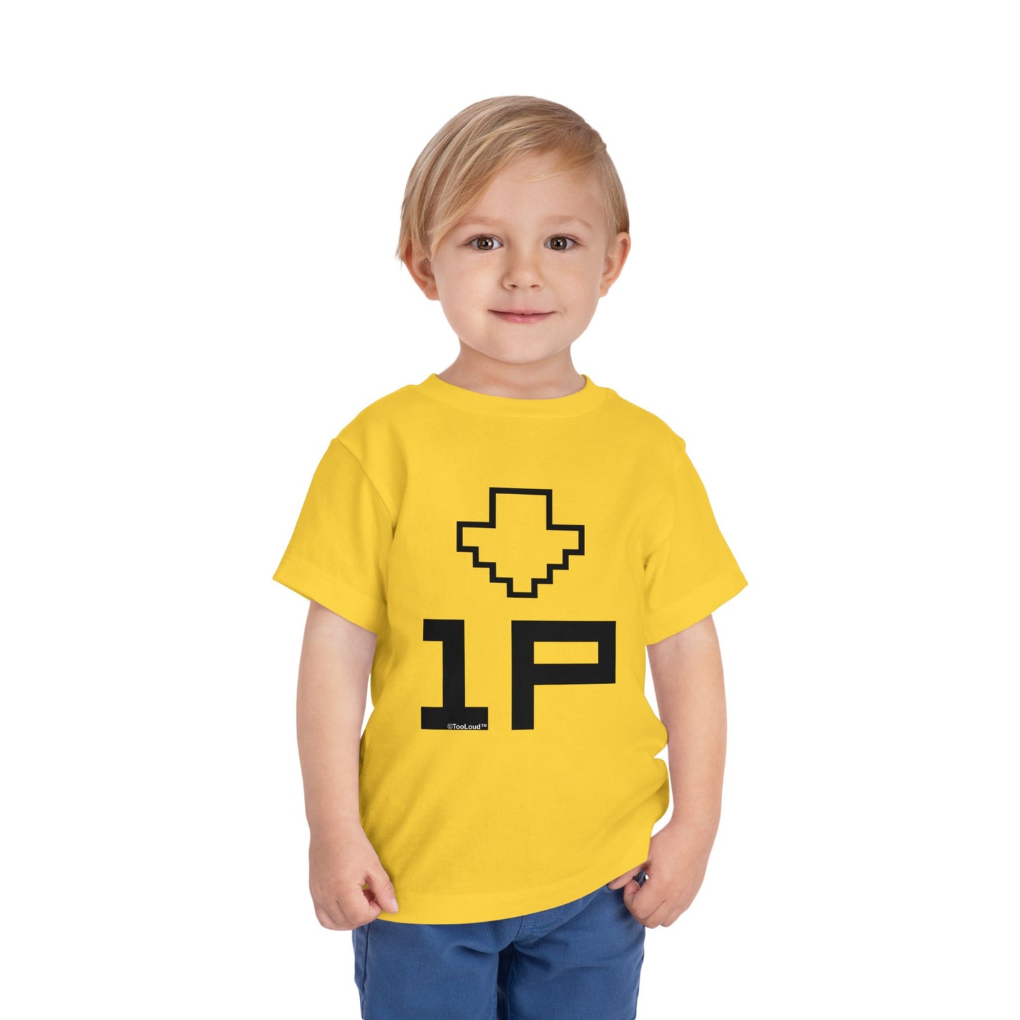 Player One Toddler T-Shirt – Brother or Sister Gamer Shirt by TOOLOUD