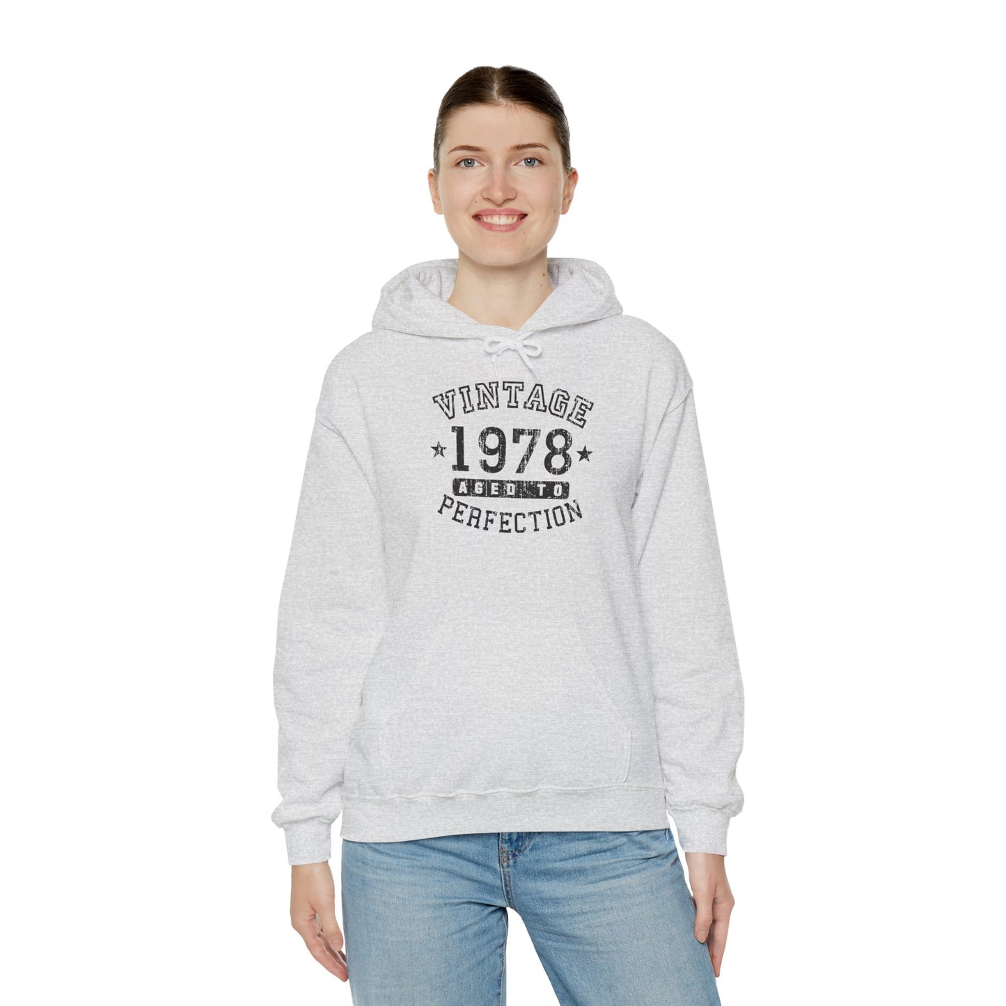 TooLoud 1978 - Vintage Birth Year Unisex Hoodie Sweatshirt