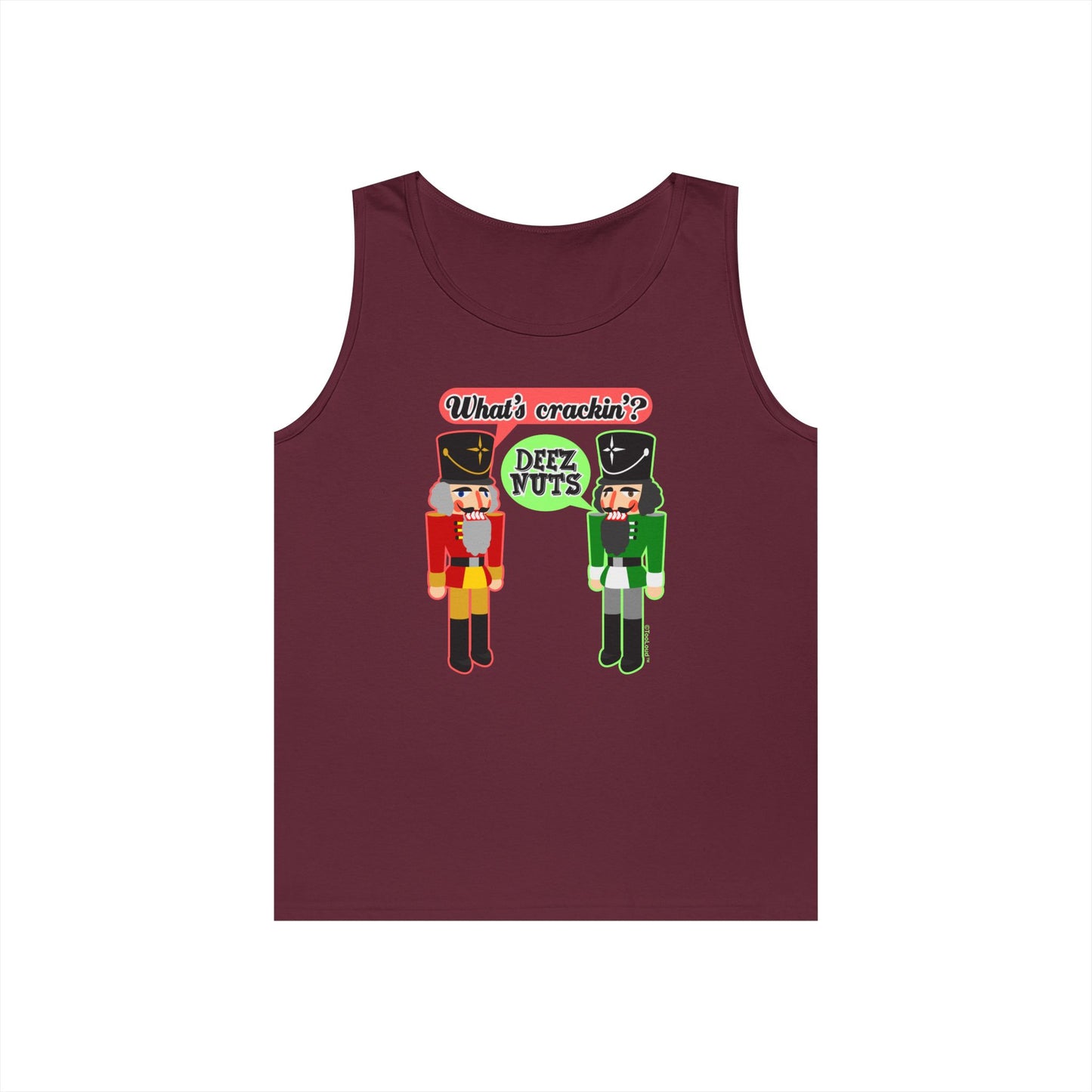 What's Crackin - Deez Nuts Dark Loose Tank Top by TOOLOUD