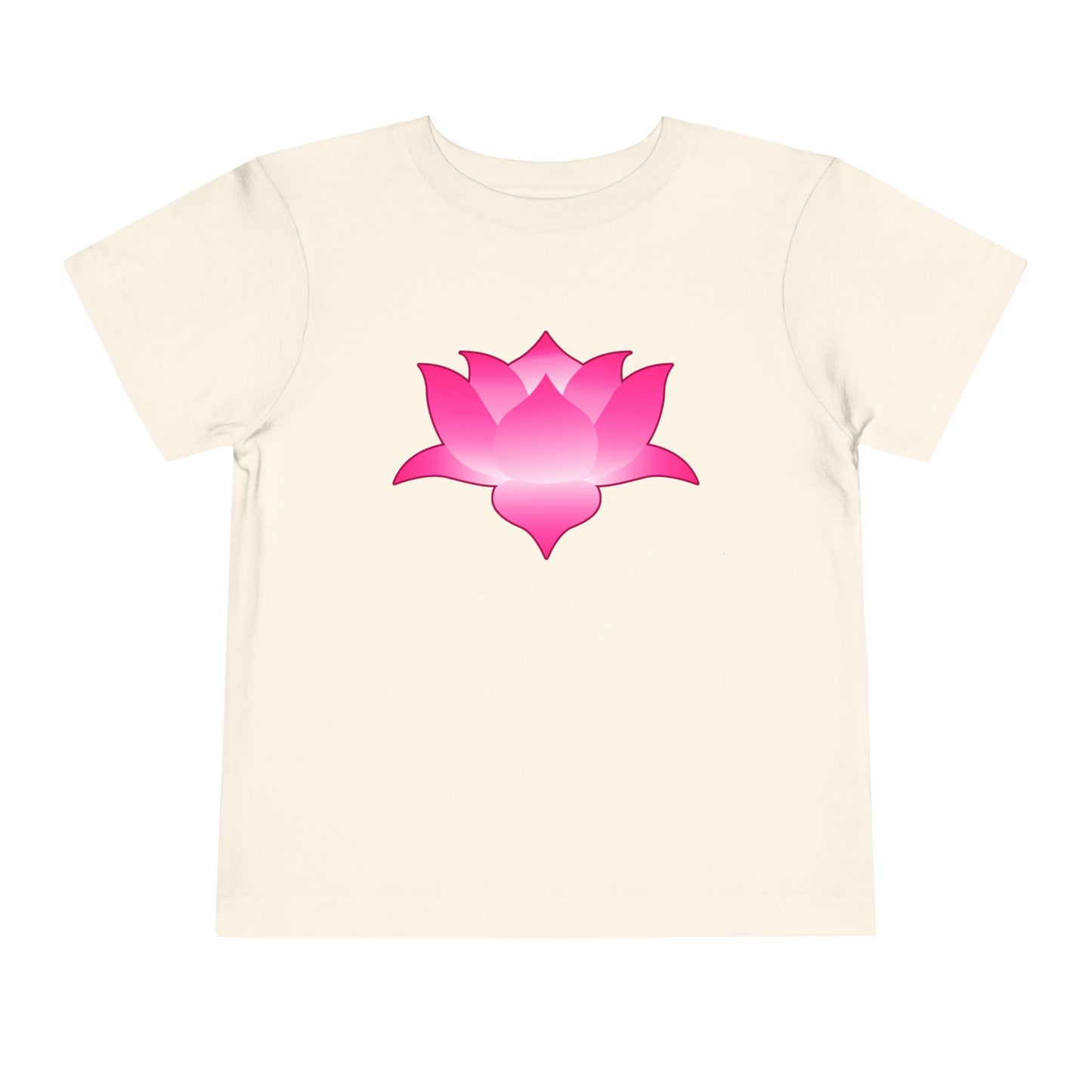 Lotus Flower Design Gradient Toddler T-Shirt by TOOLOUD