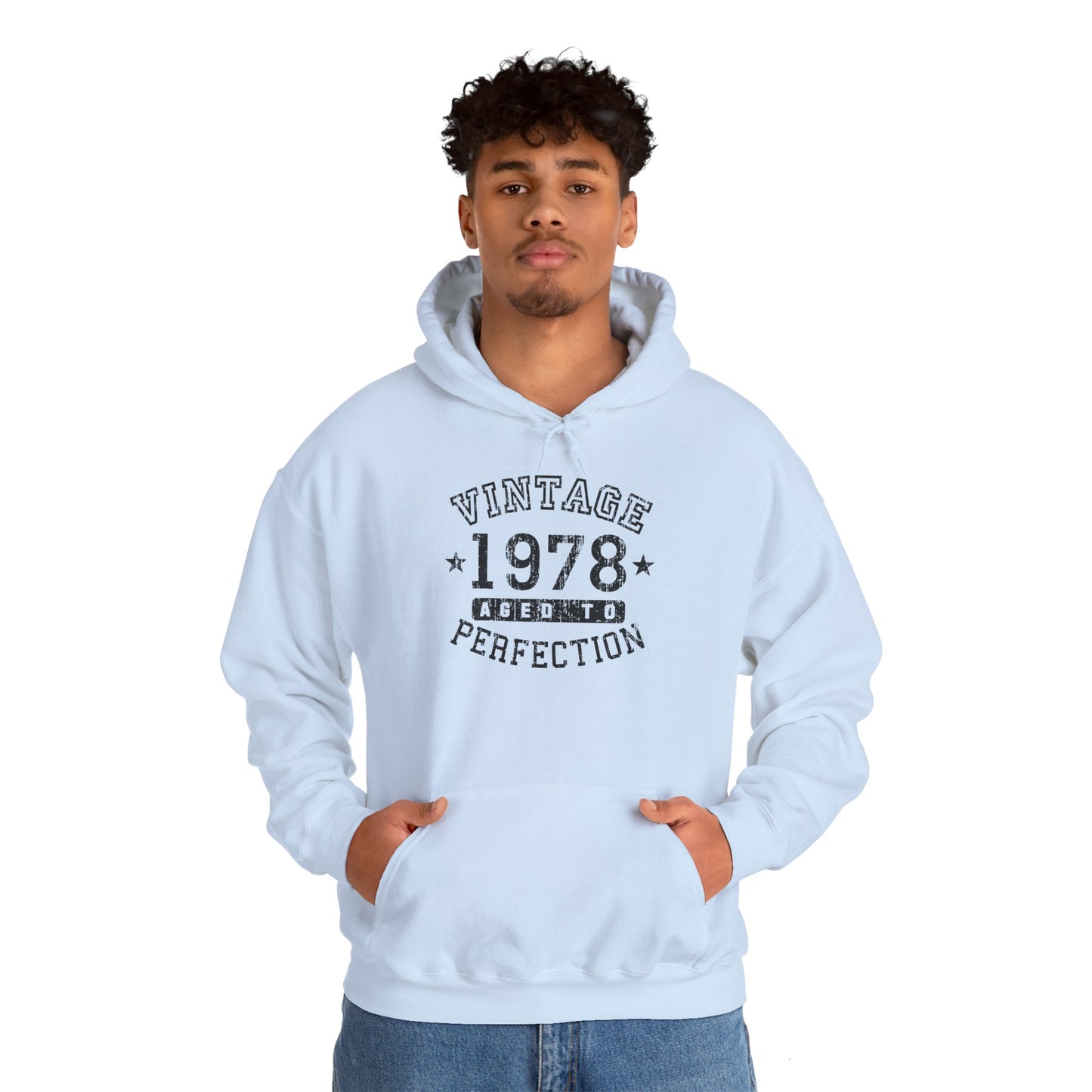 TooLoud 1978 - Vintage Birth Year Unisex Hoodie Sweatshirt