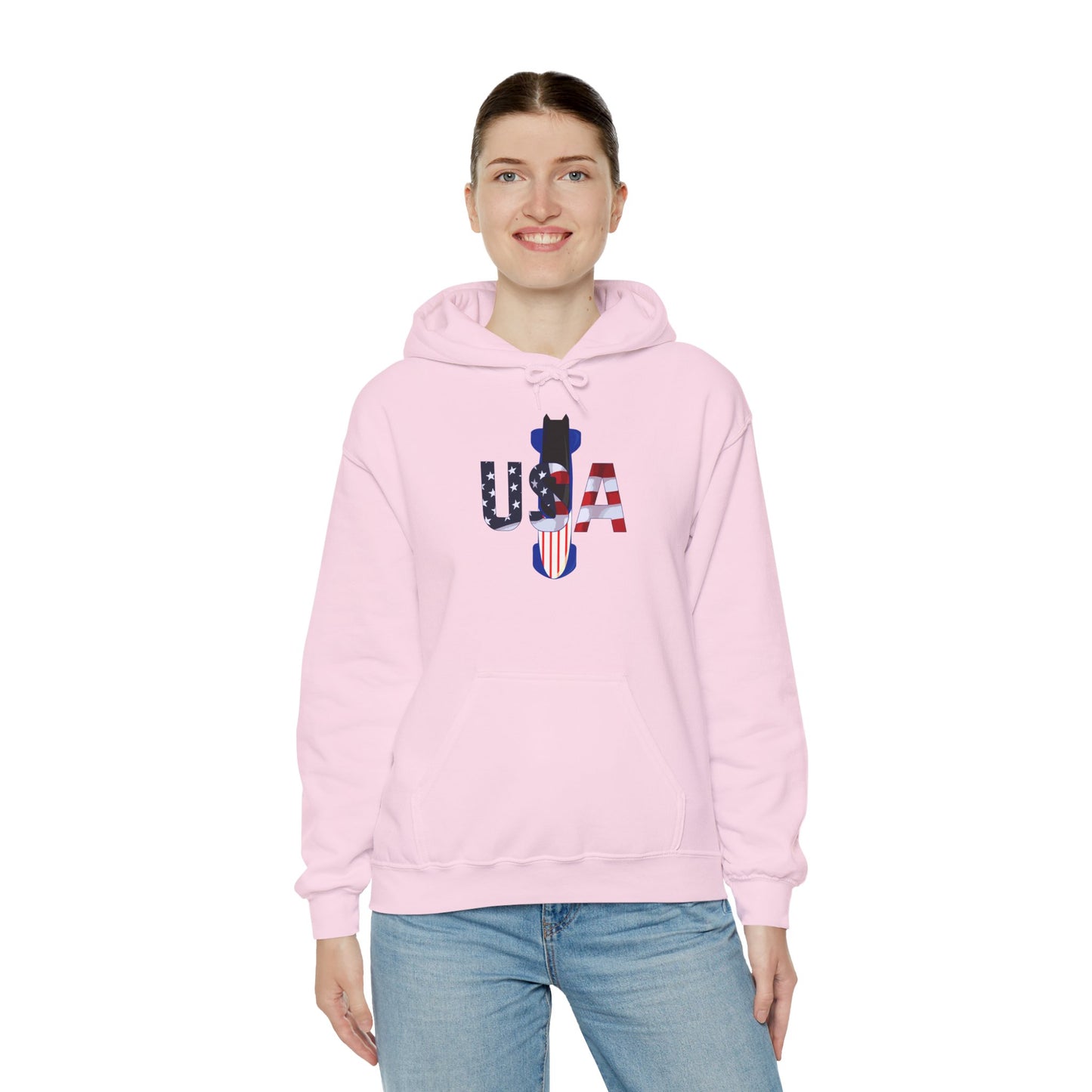 USA Bobsled Hoodie Unisex Sweatshirt by TooLoud