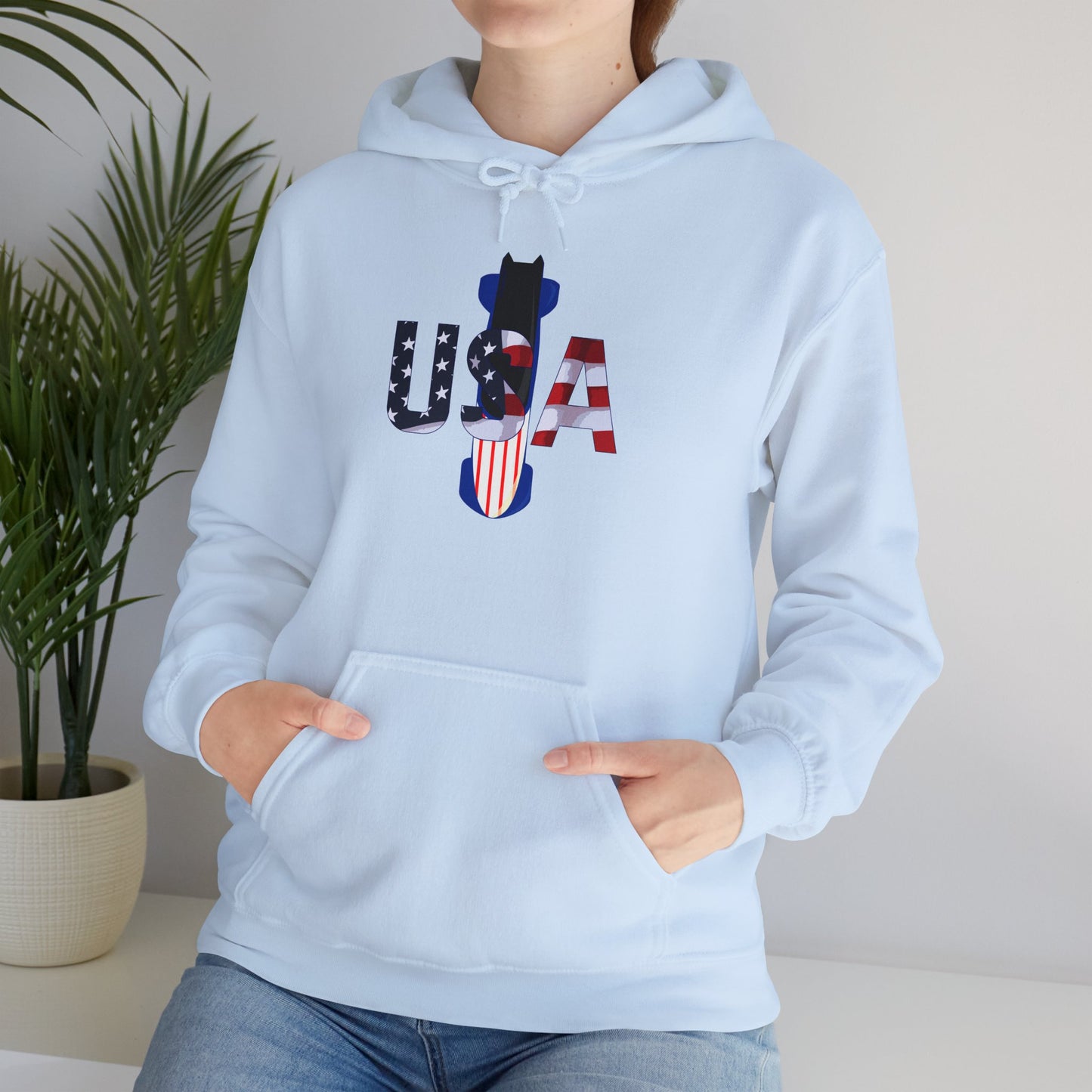 USA Bobsled Hoodie Unisex Sweatshirt by TooLoud