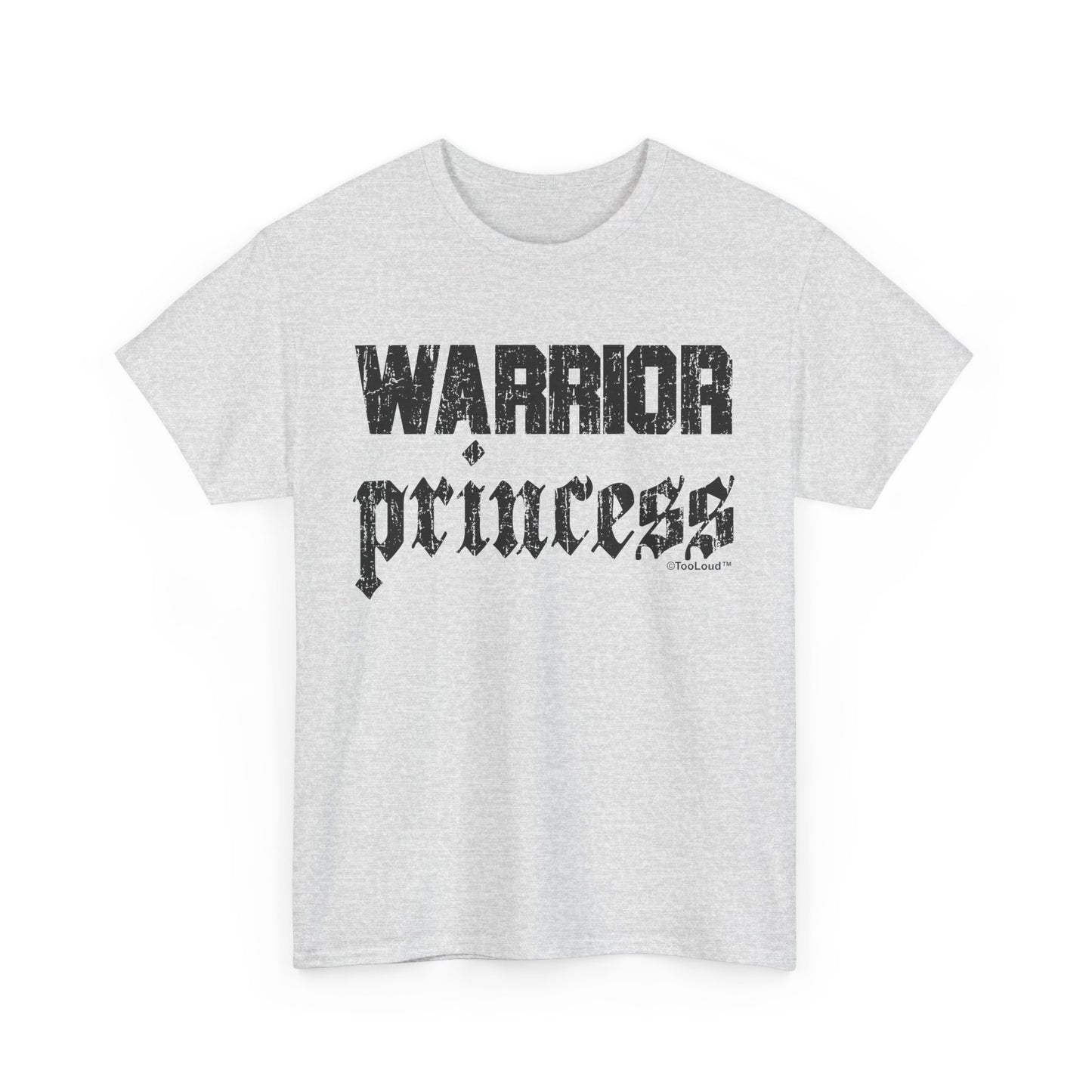 TooLoud Warrior Princess Script Women’s T-Shirt