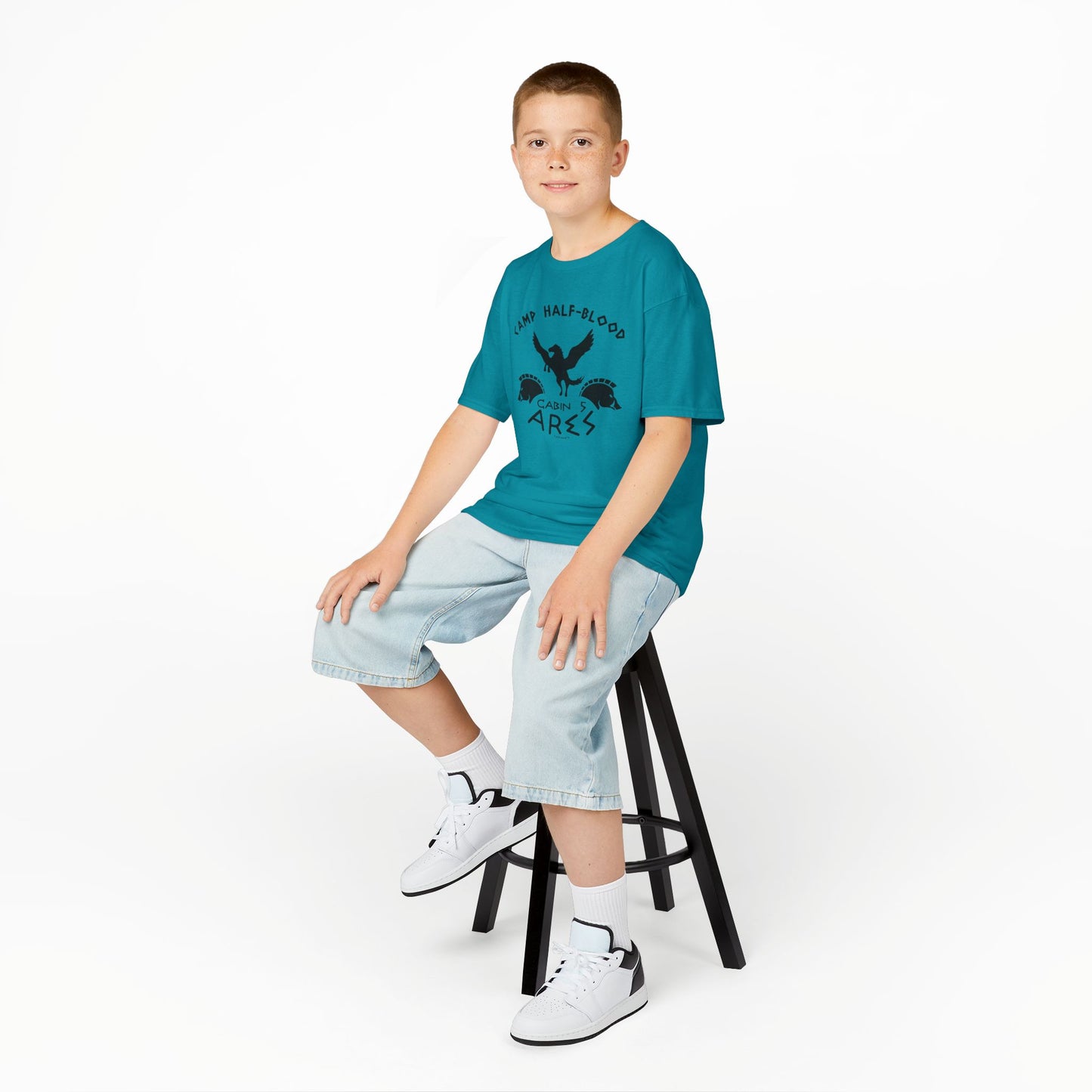 Camp Half Blood Cabin 5 Ares Children's T-Shirt by TOOLOUD