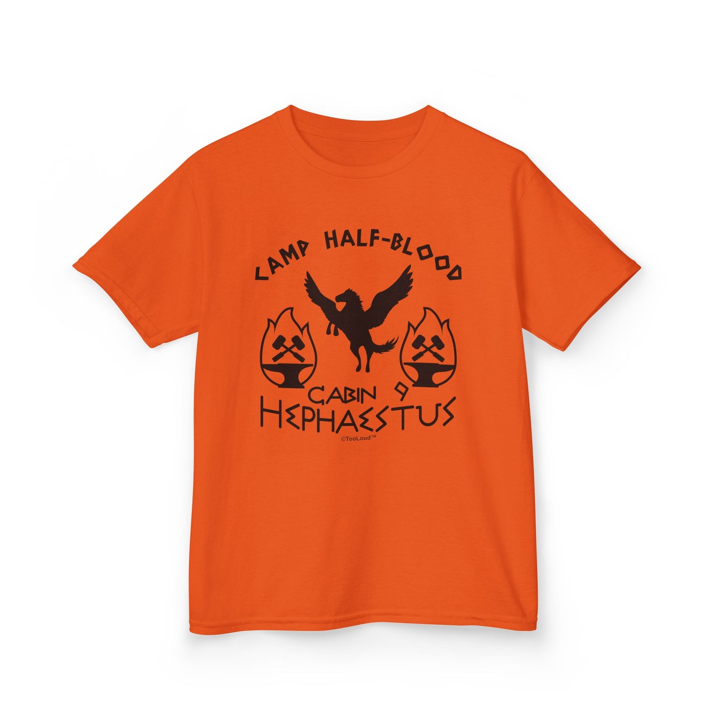 TOOLOUD Cabin 9 Hephaestus Camp Half-Blood Children's T-Shirt