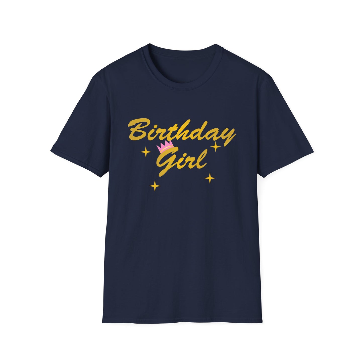 Birthday Girl Text Adult Dark T-Shirt by TOOLOUD