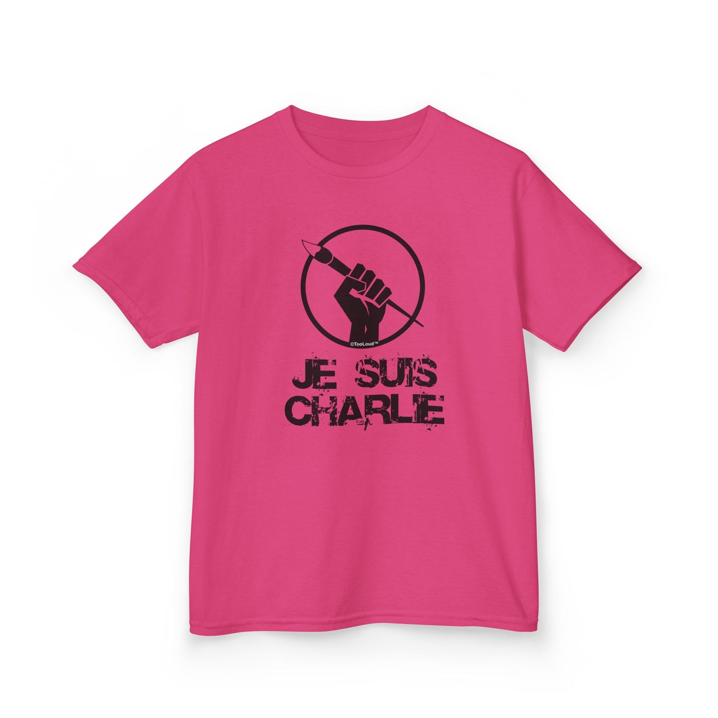 Je Suis Charlie Children's Heavy T-Shirt by TOOLOUD