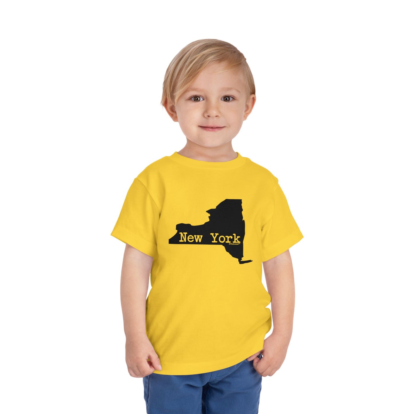 New York - United States Shape Toddler T-Shirt by TOOLOUD