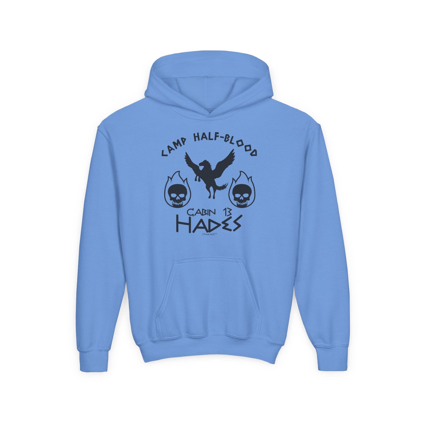 Cabin 13 Hades Camp Half Blood Youth Children's Hoodie by TOOLOUD