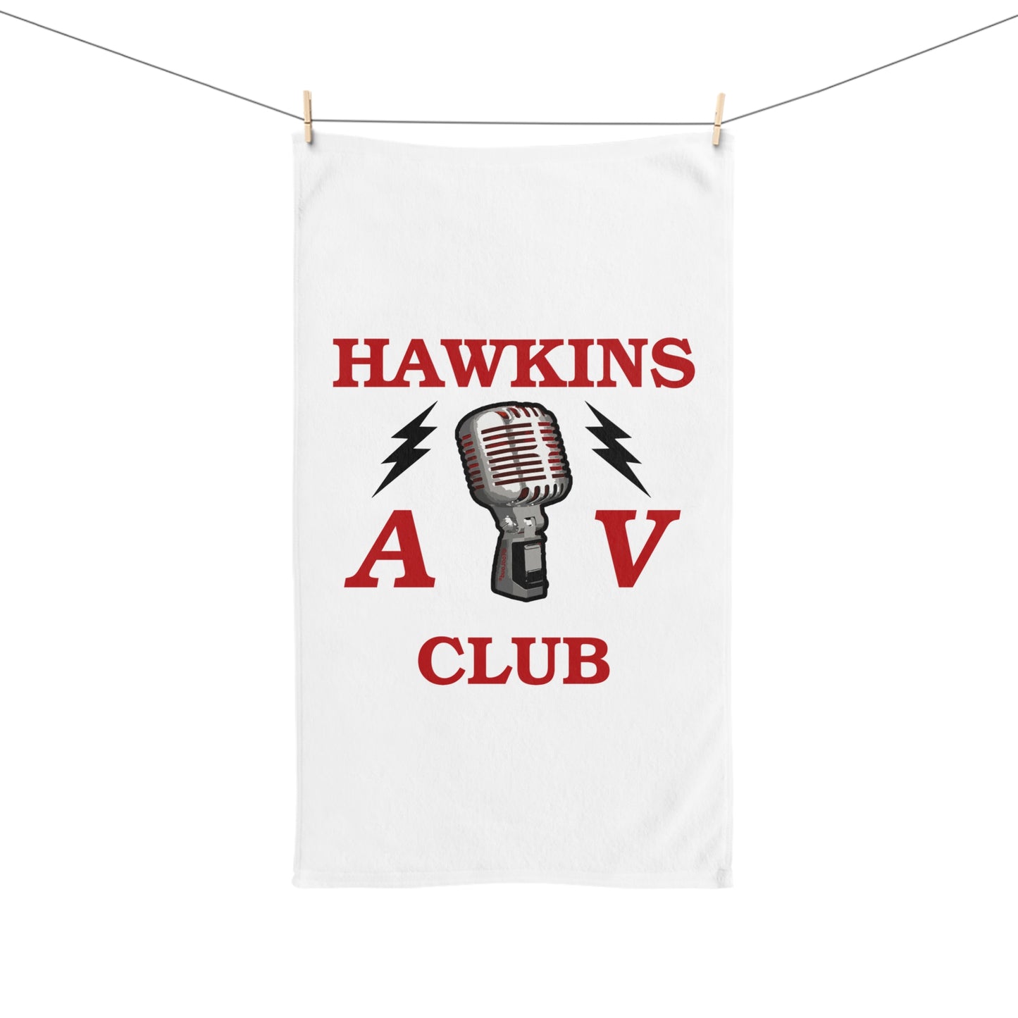 Hawkins AV Club Premium Cotton Sport Towel 16" x 25" by TOOLOUD