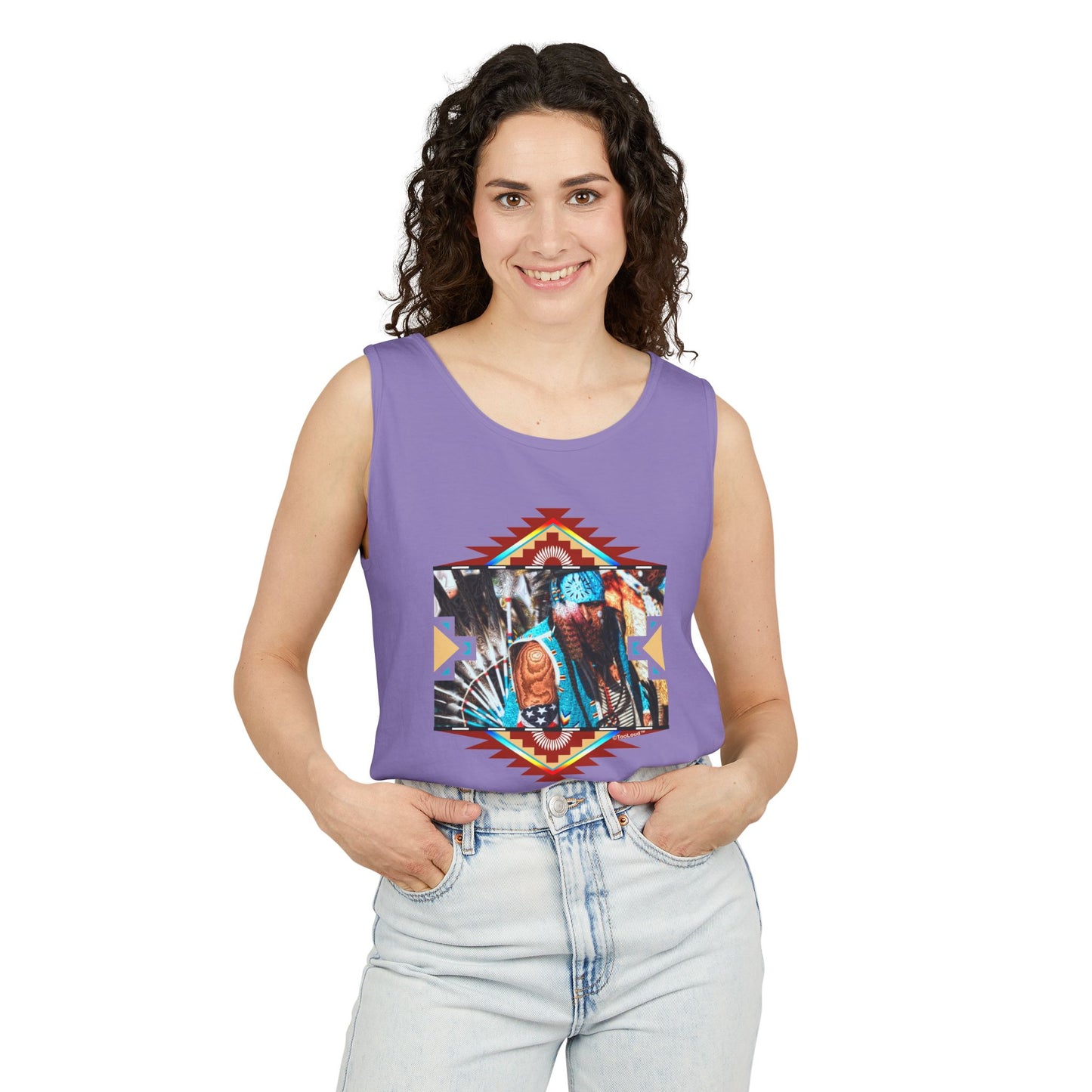 Native American Dancer Design #2 Loose Tank Top by TOOLOUD
