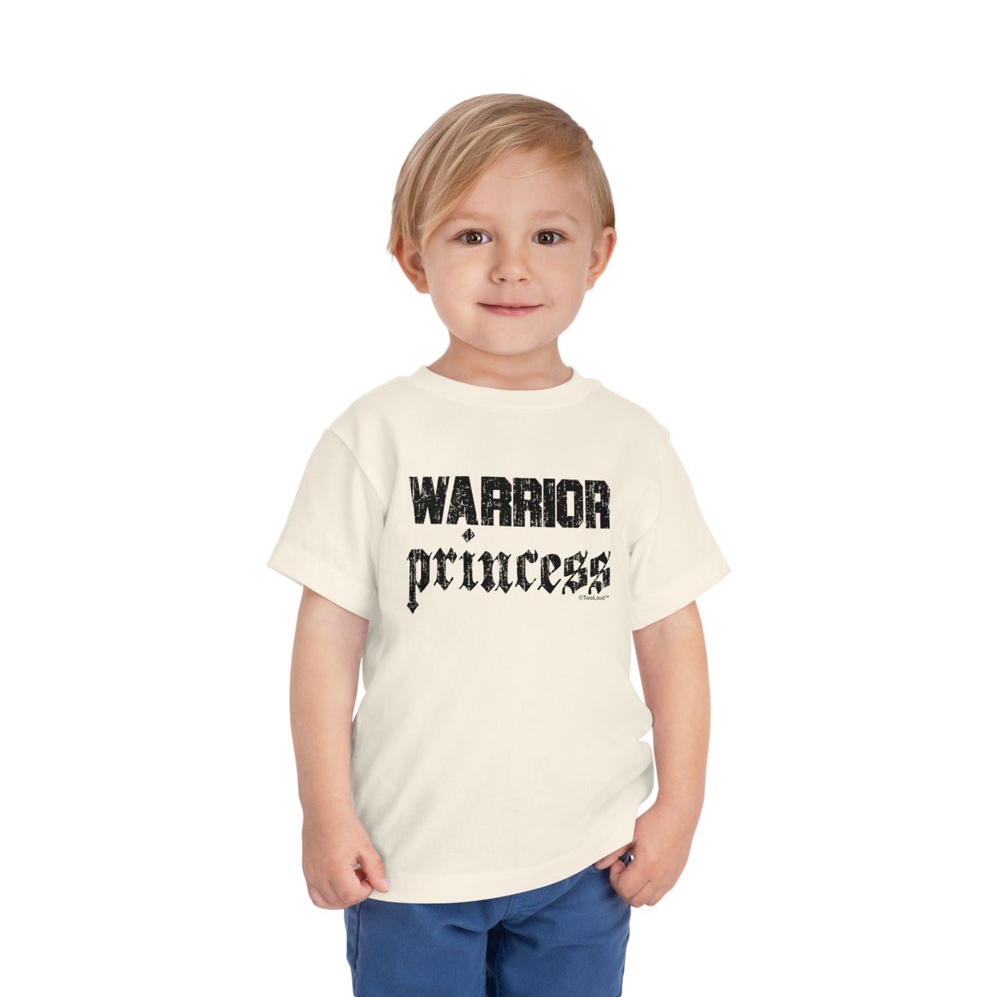 Warrior Princess Script Toddler T-Shirt by TOOLOUD