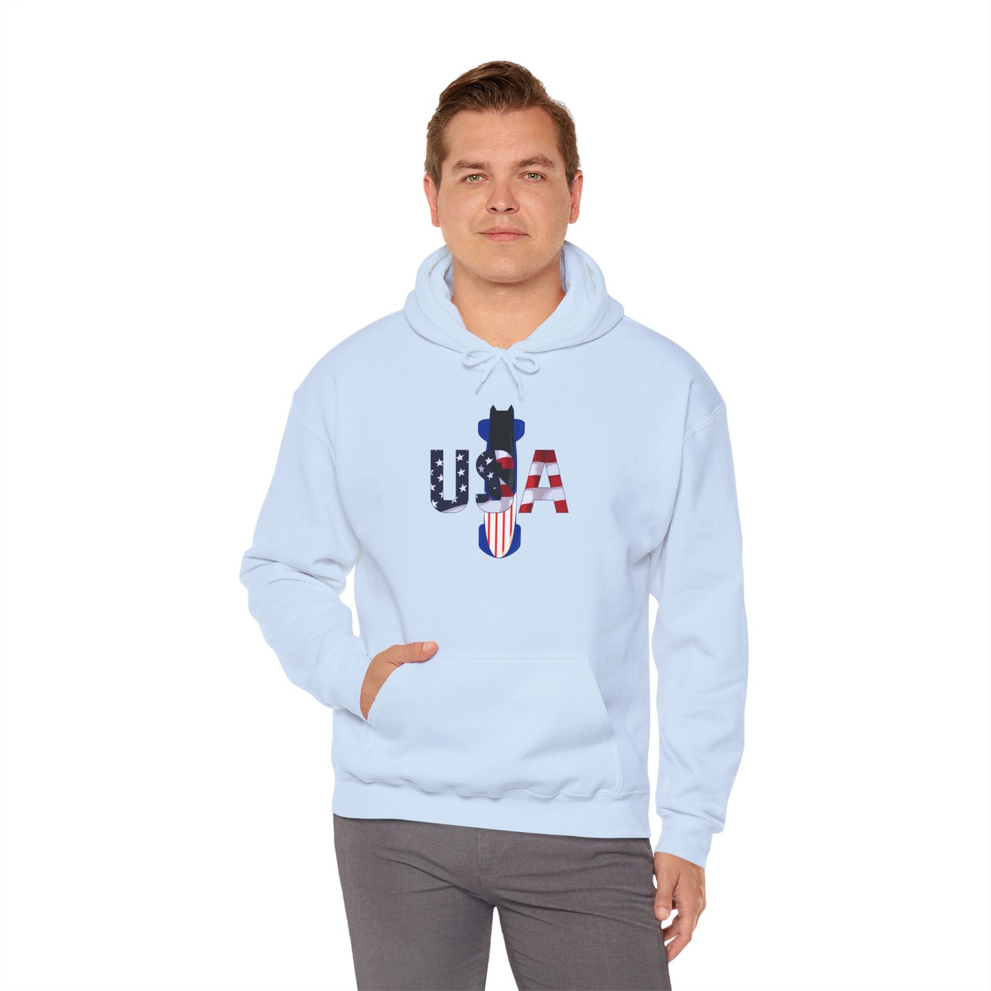 USA Bobsled Hoodie Unisex Sweatshirt by TooLoud