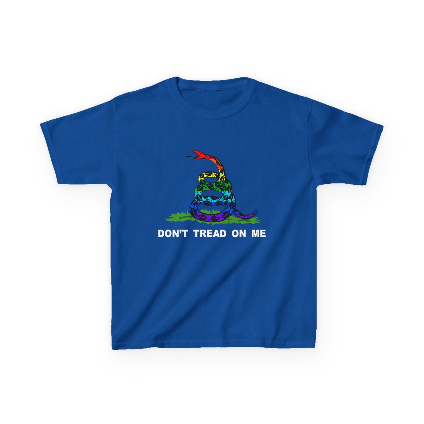 LGBT Freedom Rainbow Don't Tread on Me Childrens T-Shirt