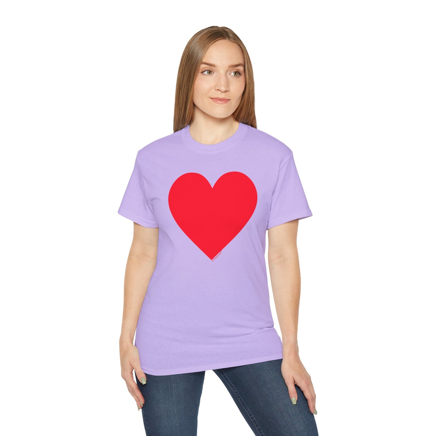 Big Red Heart Valentine's Day Women's T-Shirt by TOOLOUD