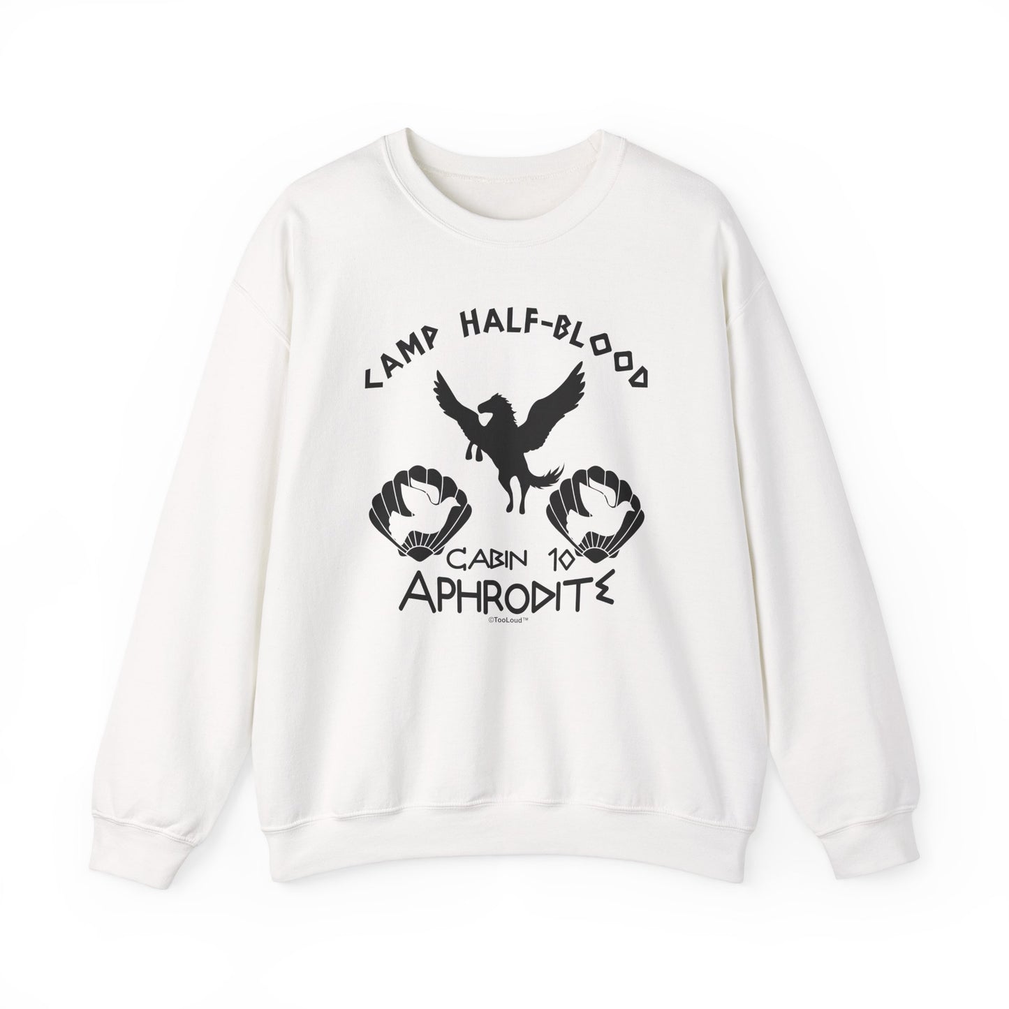 Cabin 10 Aphrodite Camp Half-Blood Adult Sweatshirt by TOOLOUD