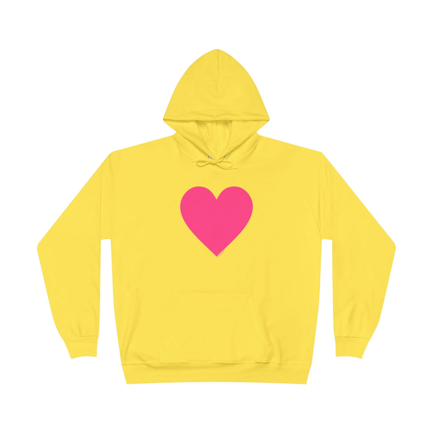 TOOLOUD Big Pink Heart Valentine's Day Unisex Hoodie Sweatshirt